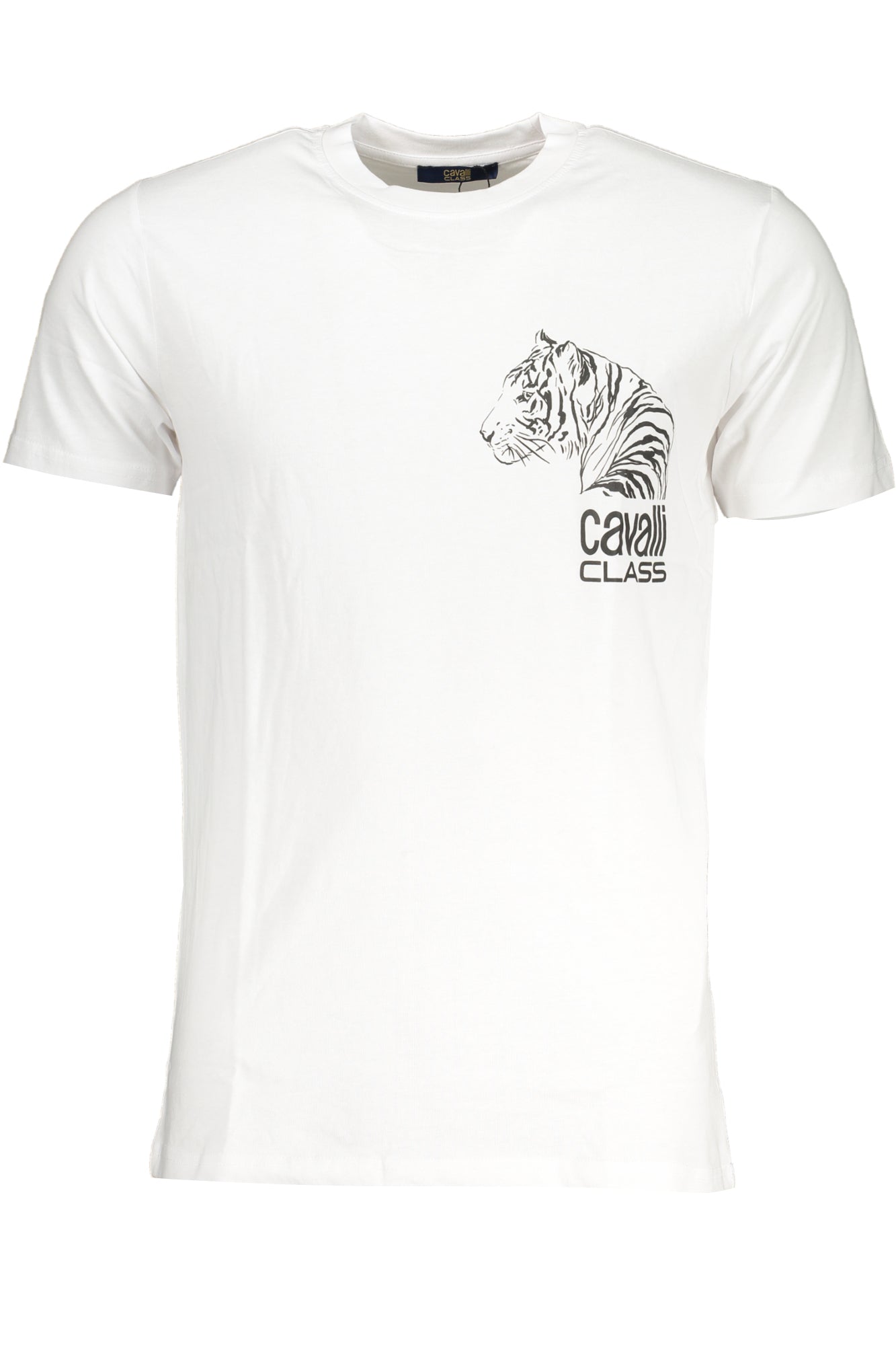 CAMISETA DE MANGA CORTA CAVALLI CLASS PARA HOMBRE BLANCA 