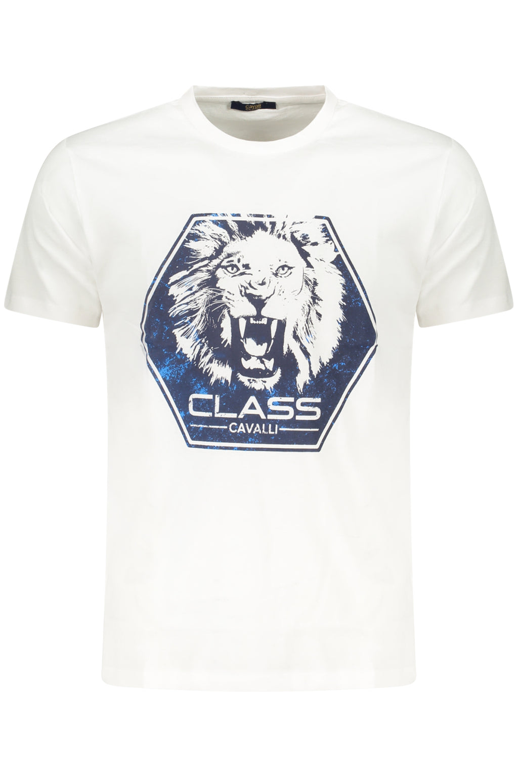 CAMISETA DE MANGA CORTA CAVALLI CLASS PARA HOMBRE BLANCA 