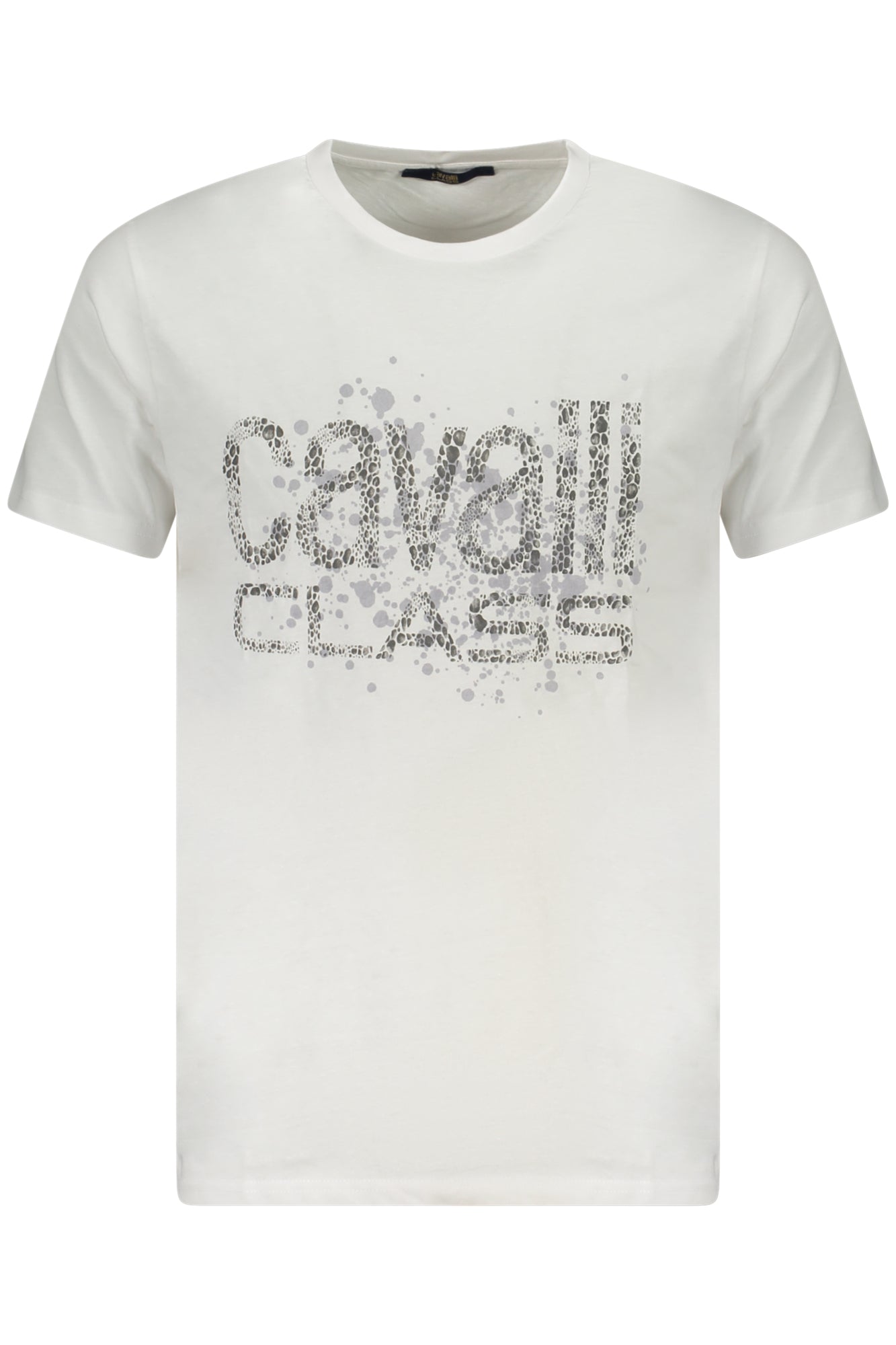 CAMISETA DE MANGA CORTA CAVALLI CLASS PARA HOMBRE BLANCA 