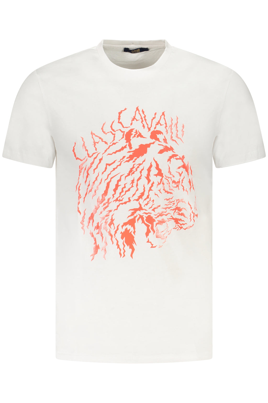 CAMISETA DE MANGA CORTA CAVALLI CLASS PARA HOMBRE BLANCA 