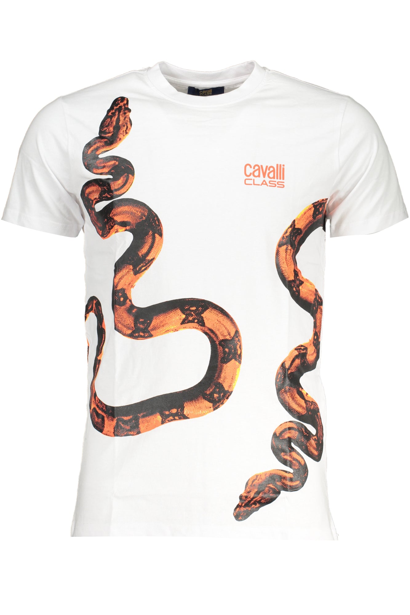 CAMISETA DE MANGA CORTA CAVALLI CLASS PARA HOMBRE BLANCA 