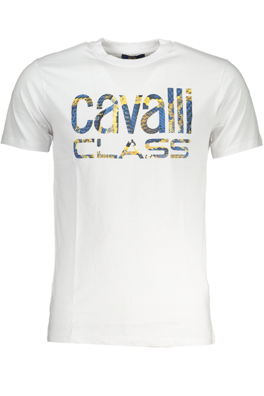 CAMISETA DE MANGA CORTA CAVALLI CLASS PARA HOMBRE BLANCA 