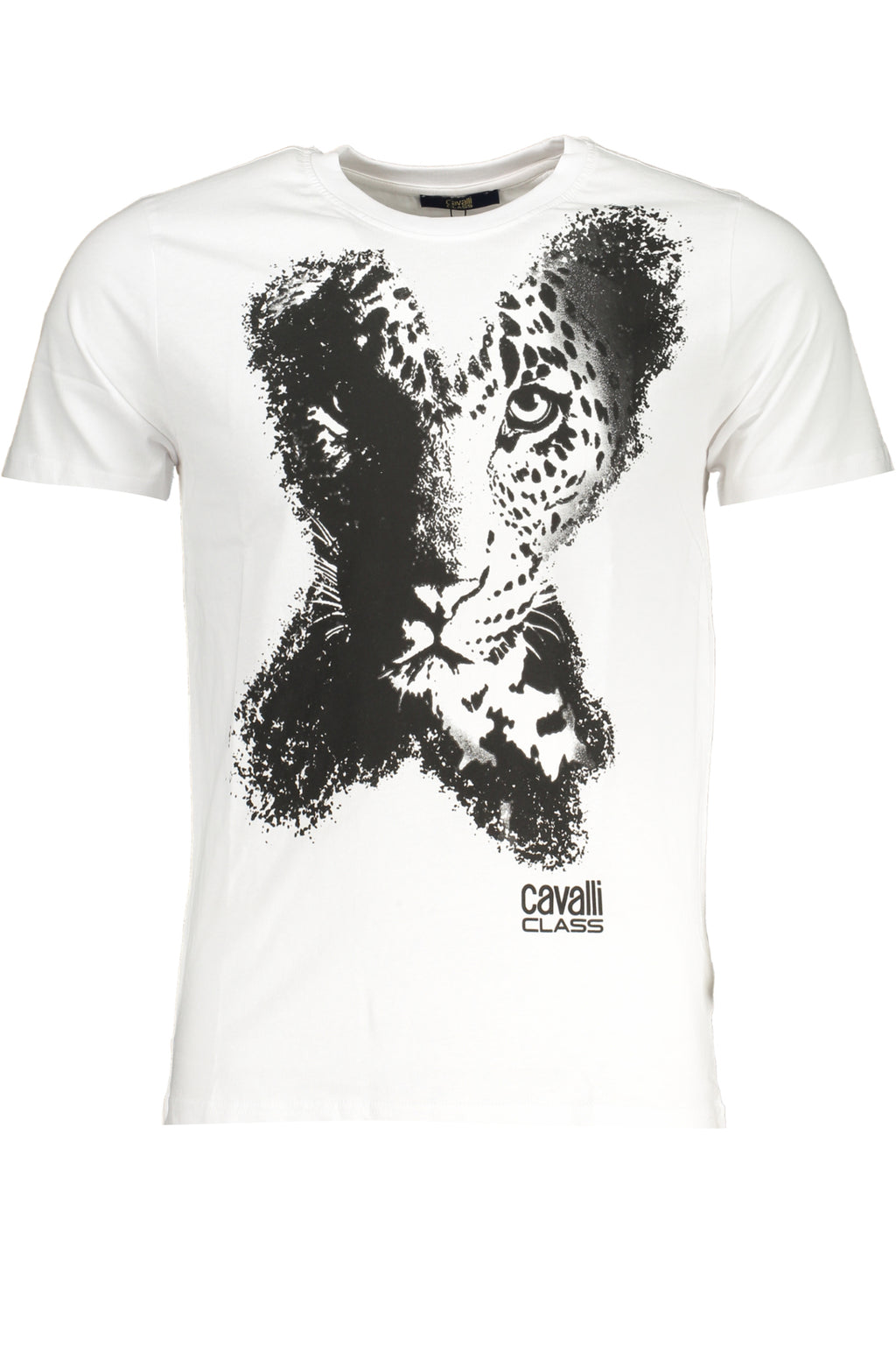 CAMISETA DE MANGA CORTA CAVALLI CLASS PARA HOMBRE BLANCA 