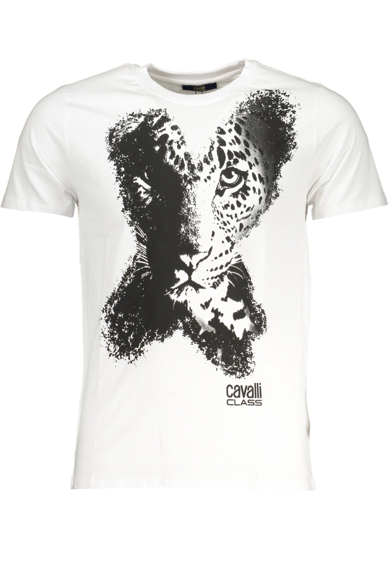 CAMISETA DE MANGA CORTA CAVALLI CLASS PARA HOMBRE BLANCA 