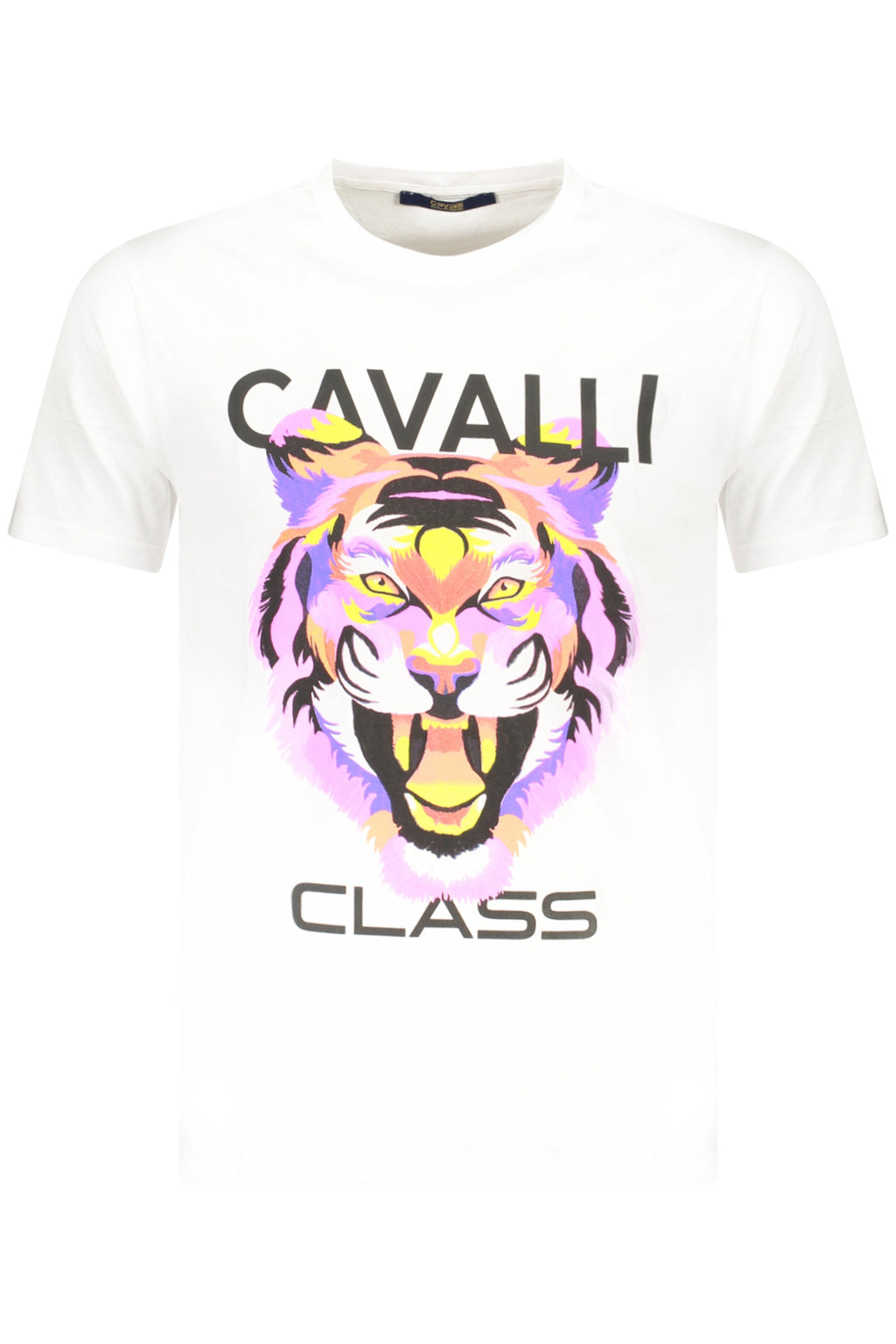 CAMISETA DE MANGA CORTA CAVALLI CLASS PARA HOMBRE BLANCA 