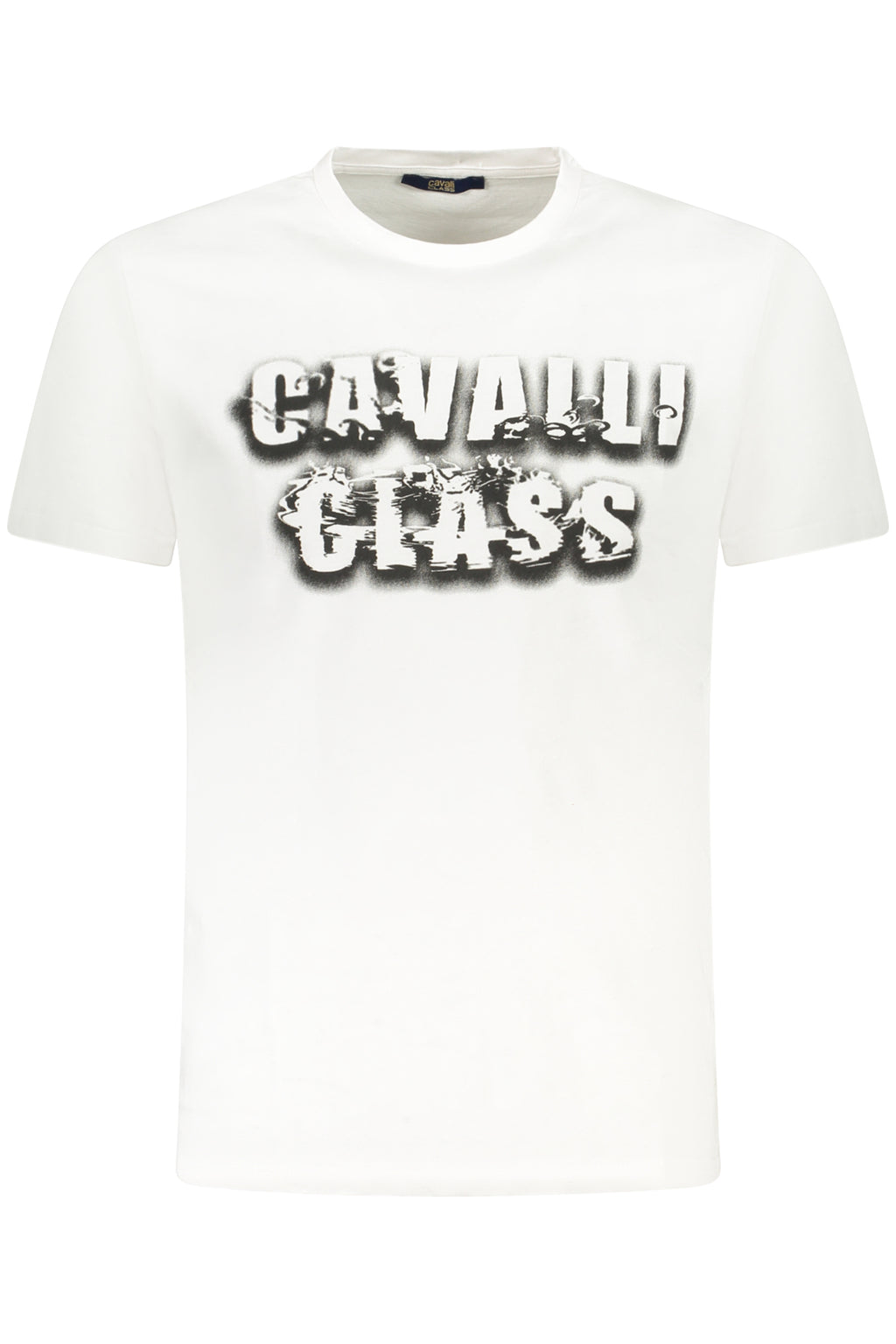 CAMISETA DE MANGA CORTA CAVALLI CLASS PARA HOMBRE BLANCA 