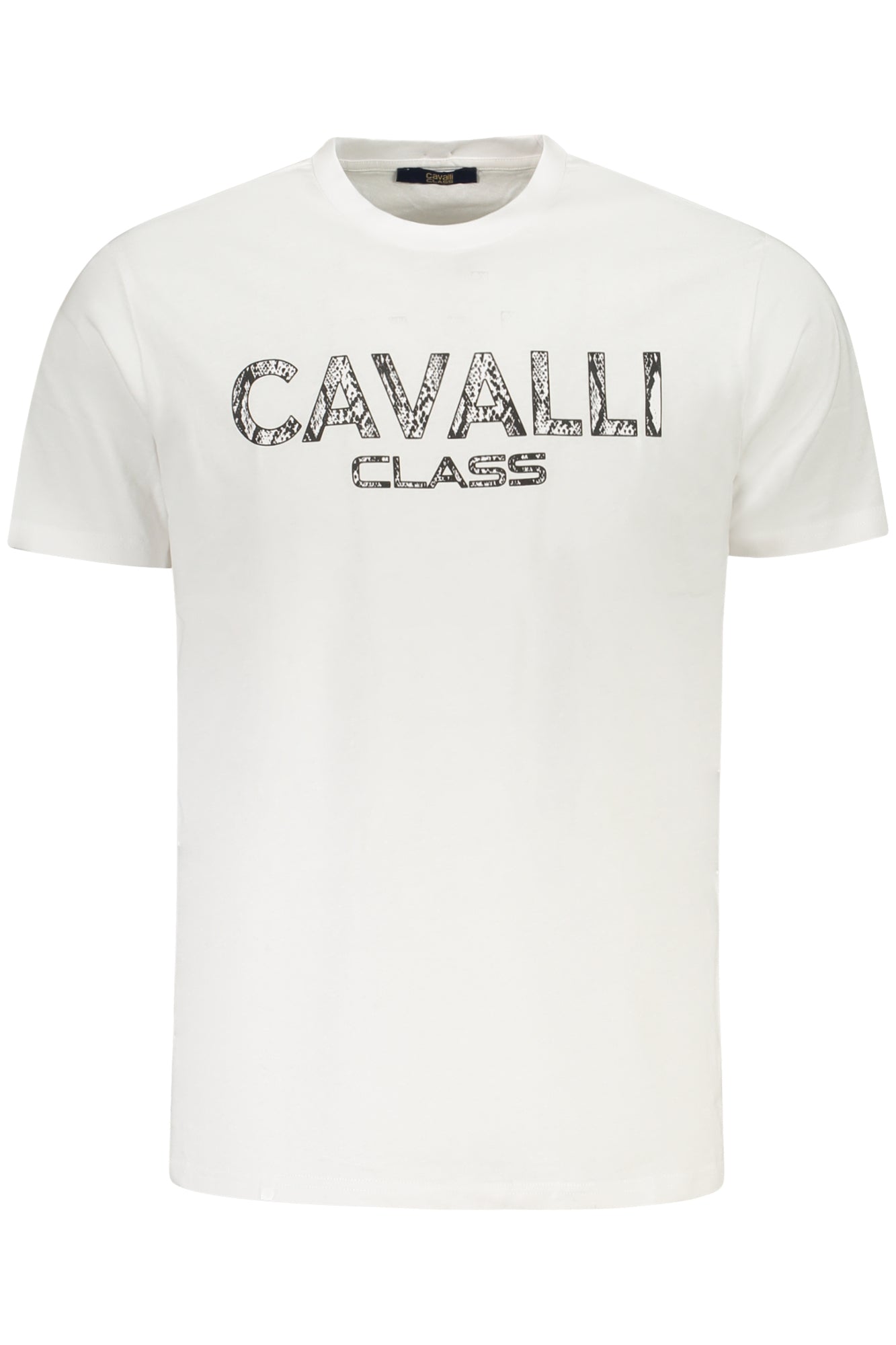 CAMISETA DE MANGA CORTA CAVALLI CLASS PARA HOMBRE BLANCA 