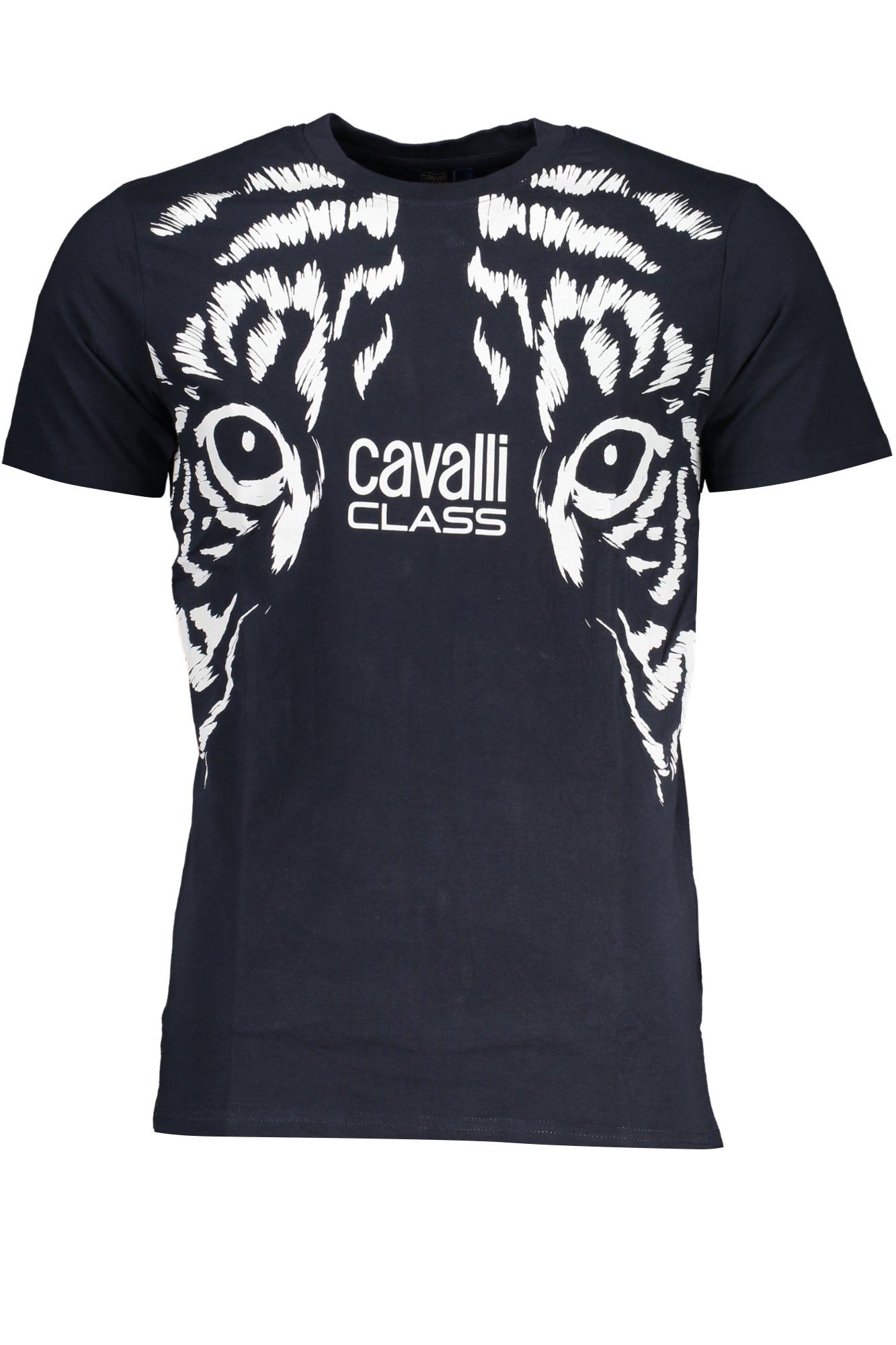 CAMISETA DE MANGA CORTA CAVALLI CLASS PARA HOMBRE AZUL 