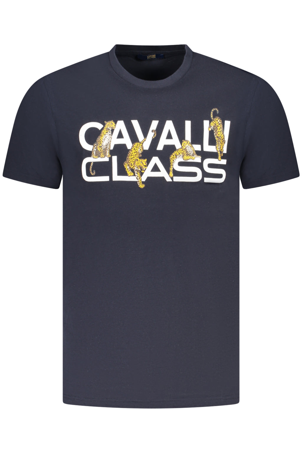 CAMISETA DE MANGA CORTA CAVALLI CLASS PARA HOMBRE AZUL 
