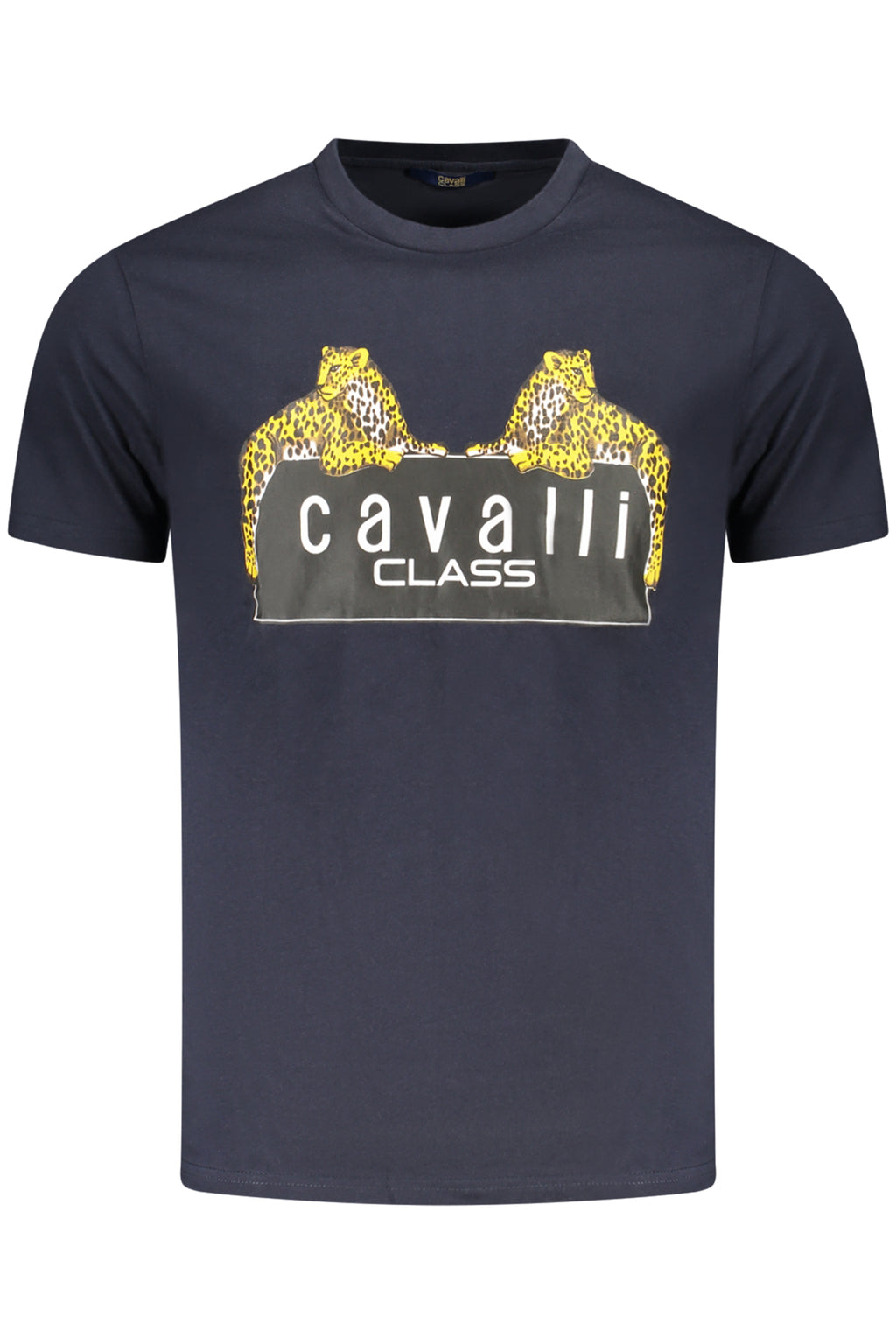 CAMISETA DE MANGA CORTA CAVALLI CLASS PARA HOMBRE AZUL 