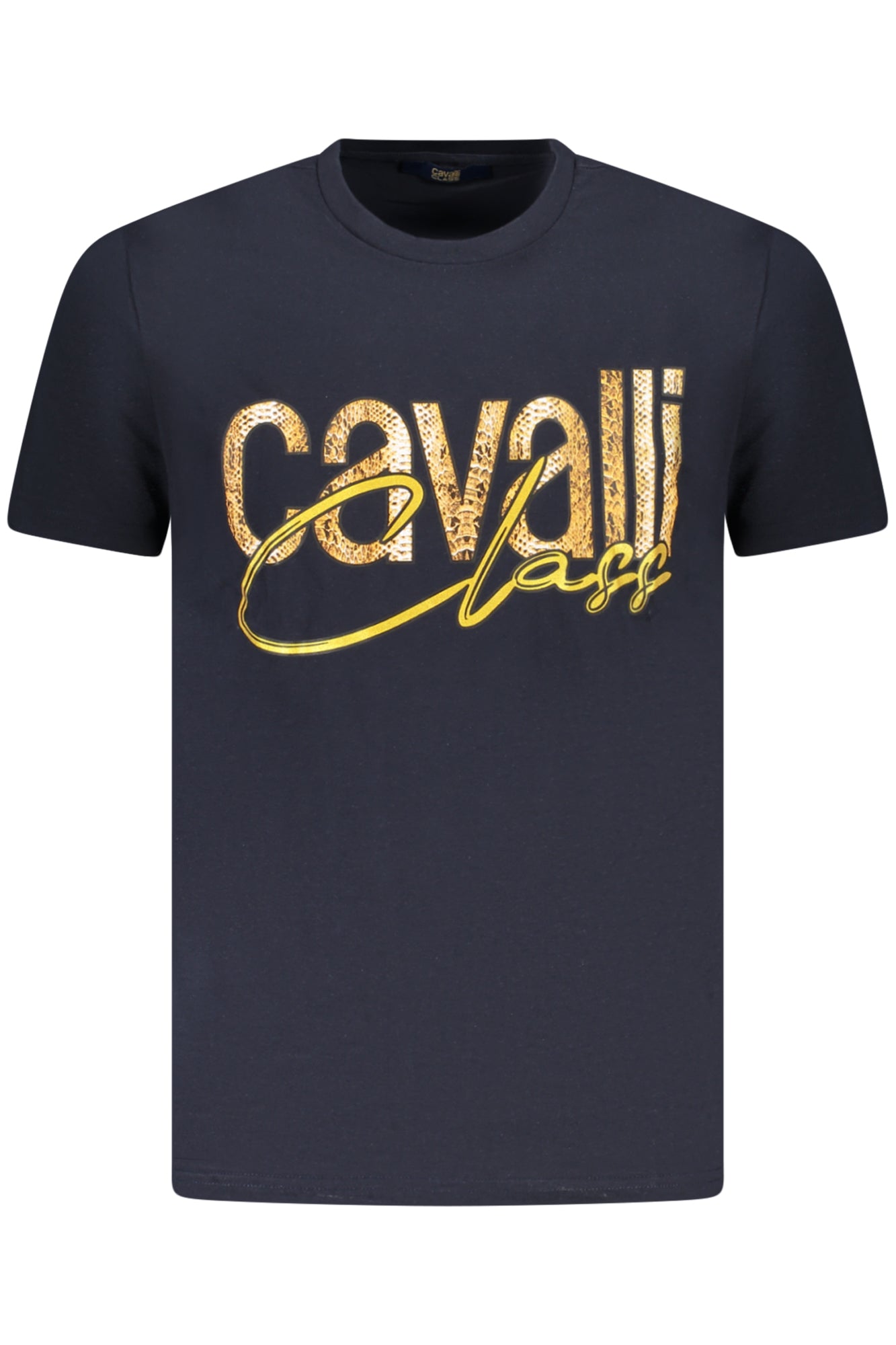 CAMISETA DE MANGA CORTA CAVALLI CLASS PARA HOMBRE AZUL 