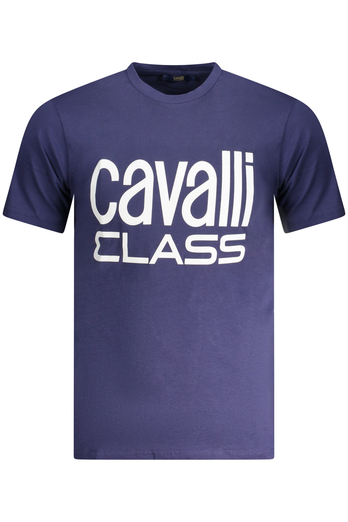 CAMISETA DE MANGA CORTA CAVALLI CLASS PARA HOMBRE AZUL 