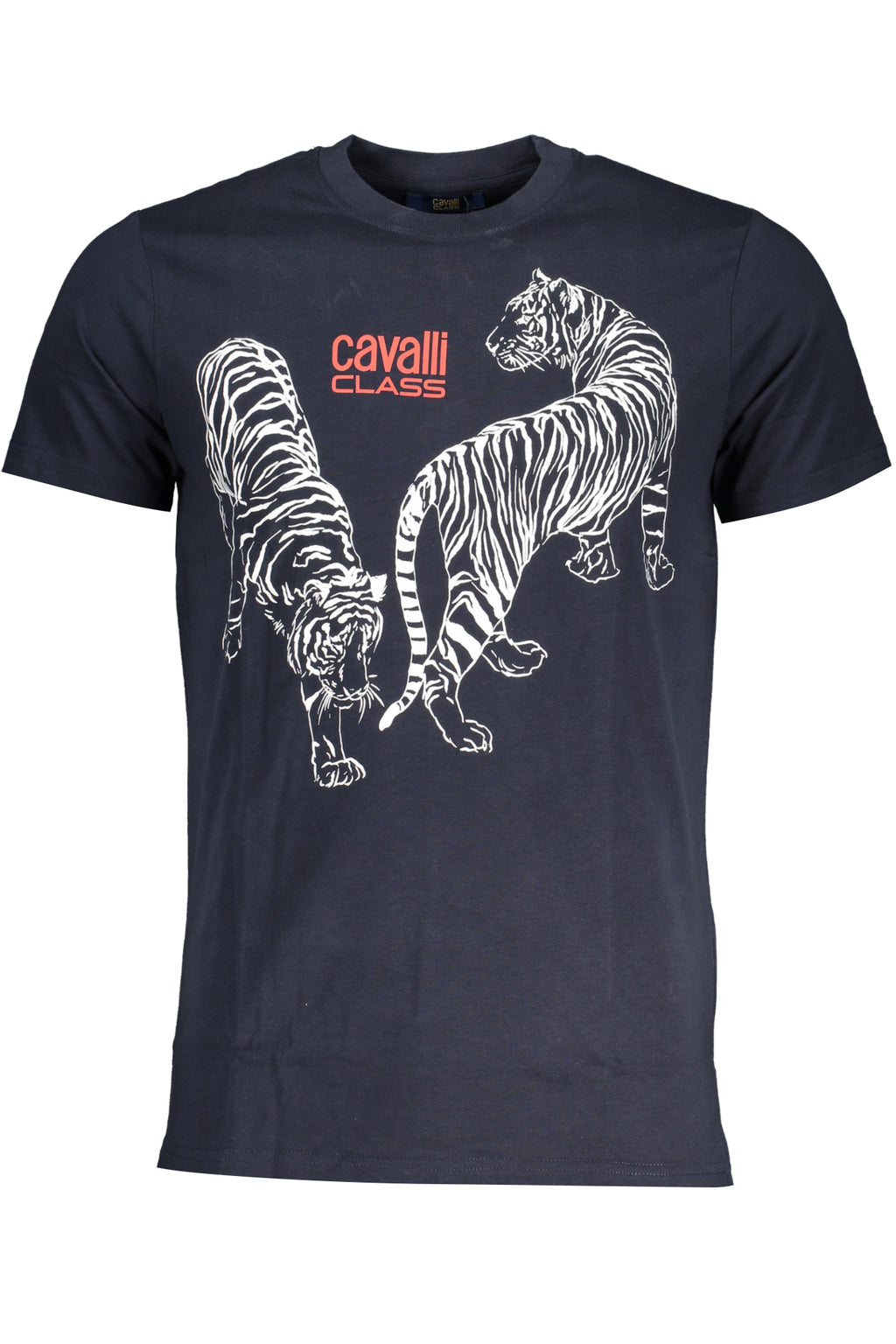 CAMISETA DE MANGA CORTA CAVALLI CLASS PARA HOMBRE AZUL 
