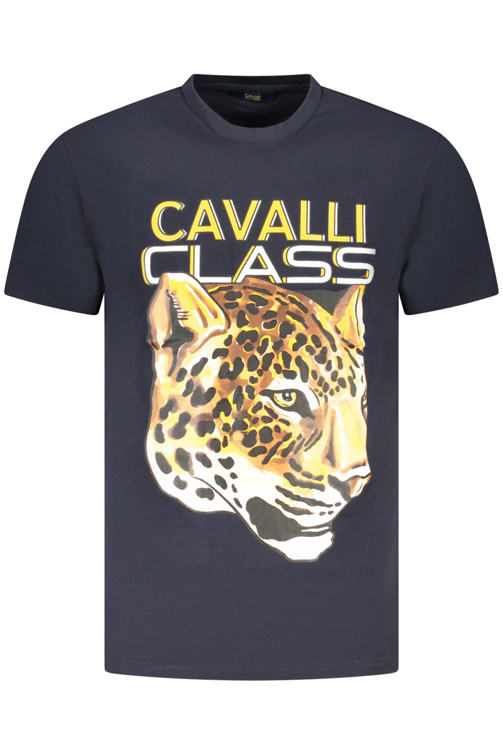 CAMISETA DE MANGA CORTA CAVALLI CLASS PARA HOMBRE AZUL 