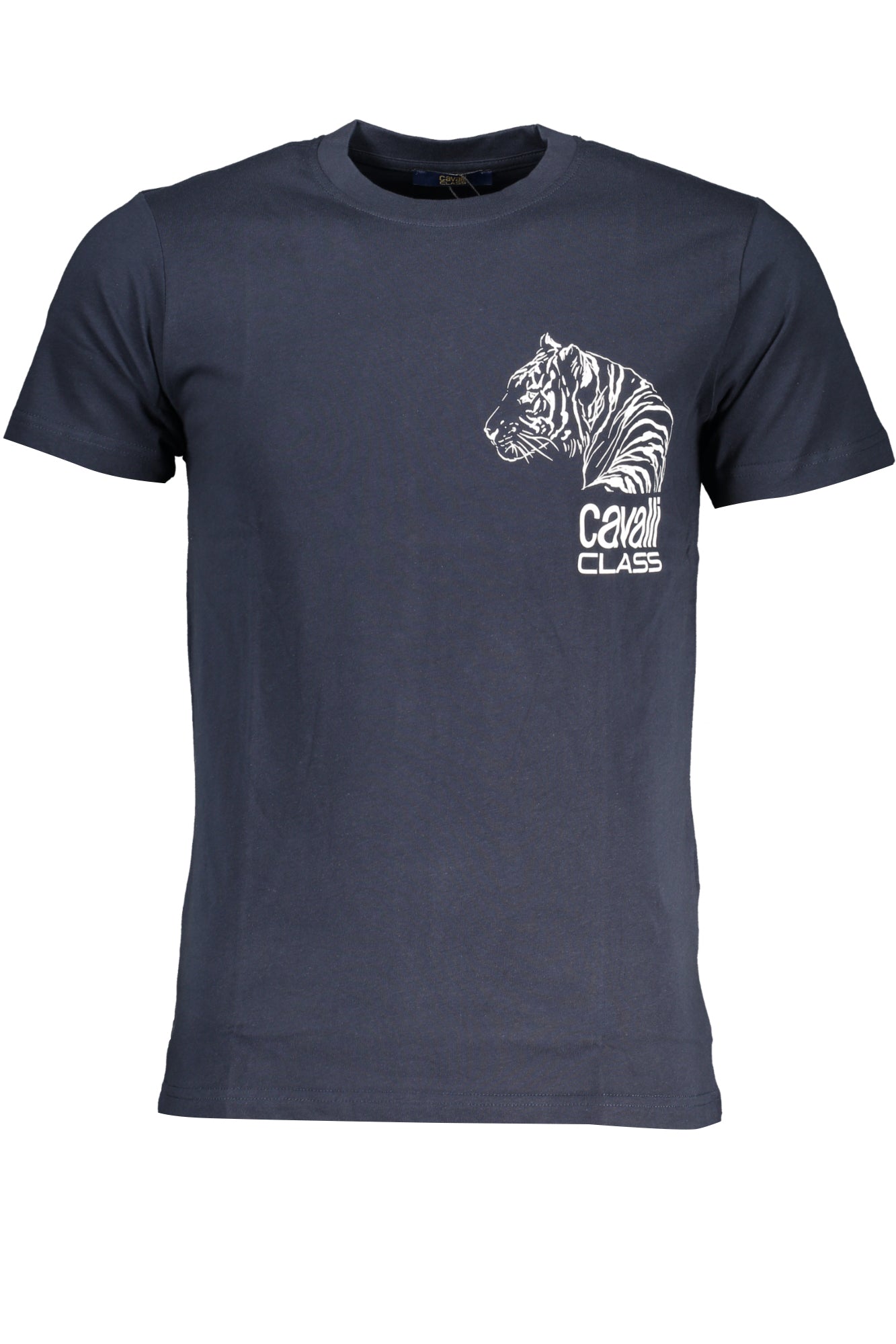 CAMISETA DE MANGA CORTA CAVALLI CLASS PARA HOMBRE AZUL 