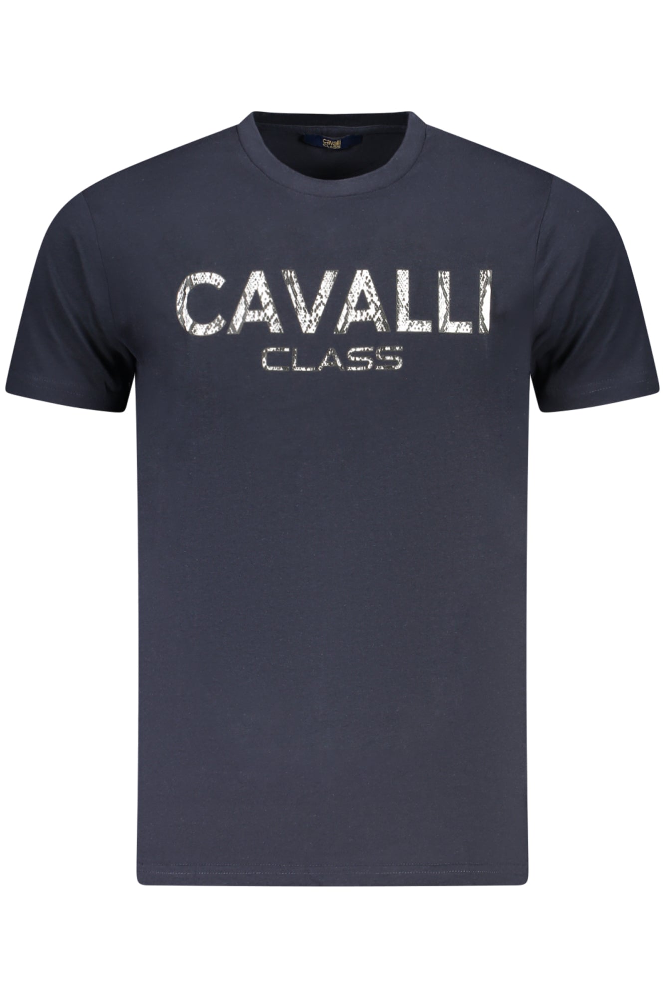 CAMISETA DE MANGA CORTA CAVALLI CLASS PARA HOMBRE AZUL 
