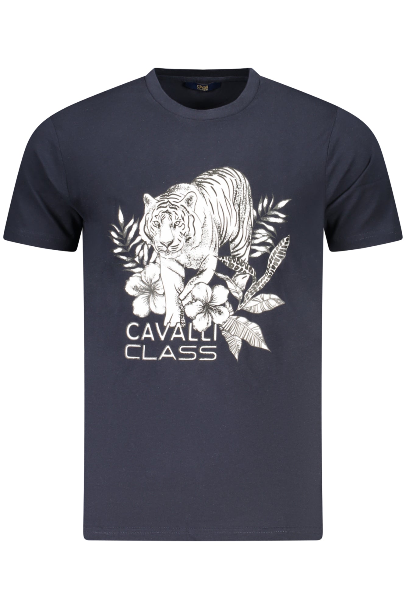 CAMISETA DE MANGA CORTA CAVALLI CLASS PARA HOMBRE AZUL 