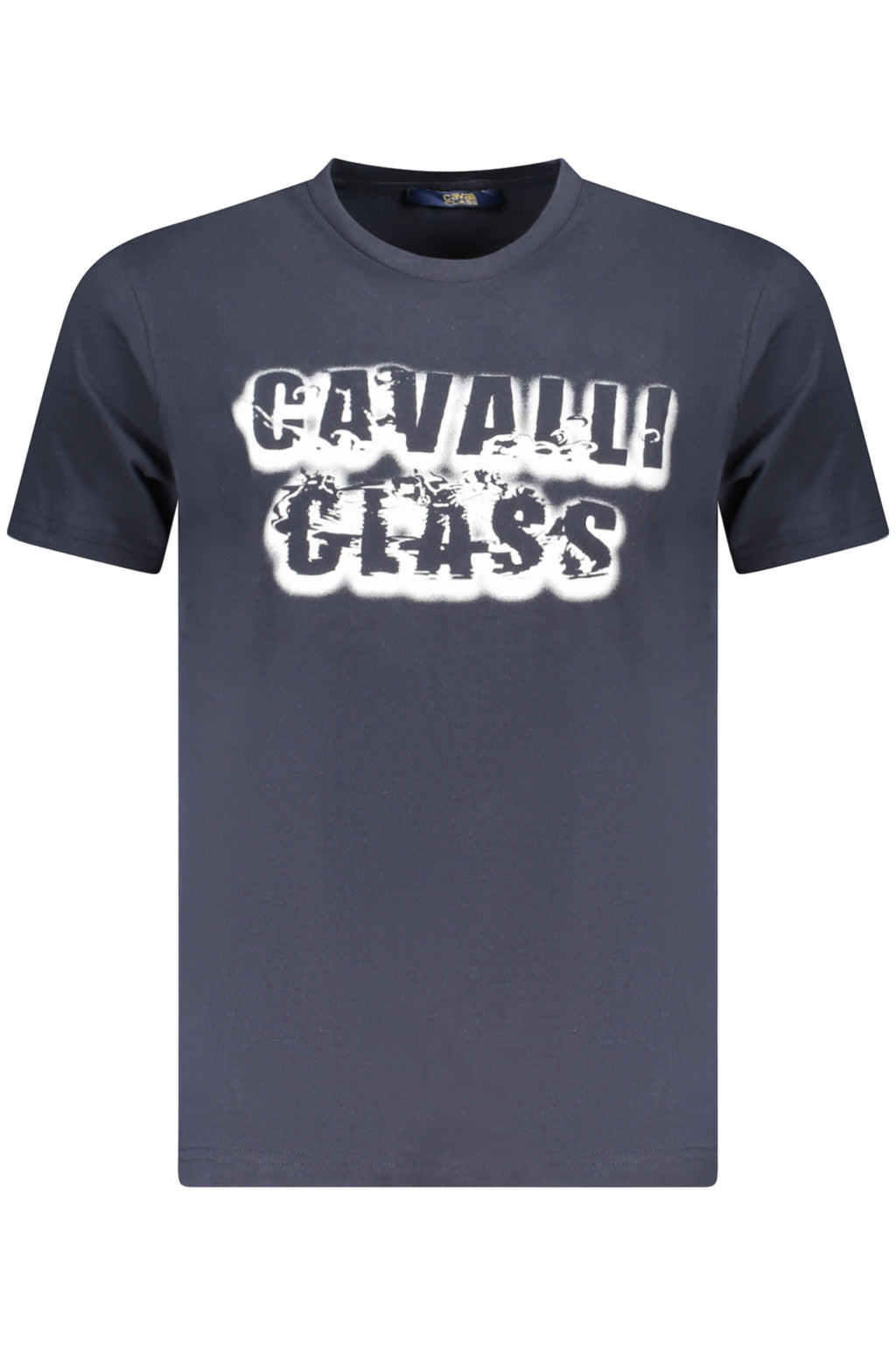 CAMISETA DE MANGA CORTA CAVALLI CLASS PARA HOMBRE AZUL 