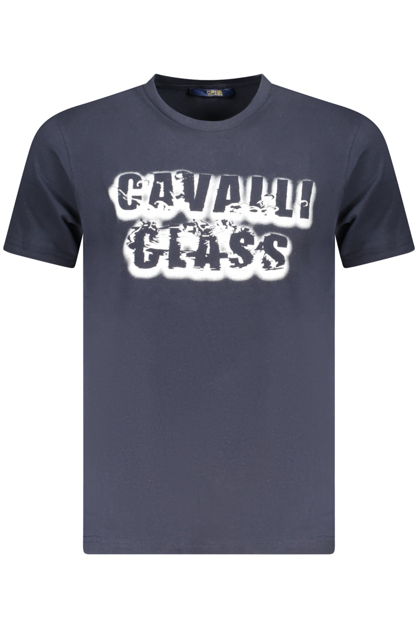 CAMISETA DE MANGA CORTA CAVALLI CLASS PARA HOMBRE AZUL 