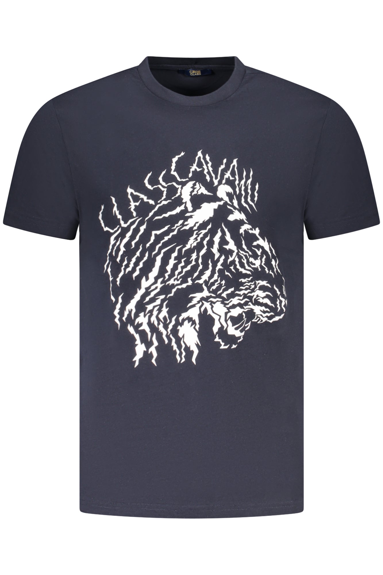 CAMISETA DE MANGA CORTA CAVALLI CLASS PARA HOMBRE AZUL 