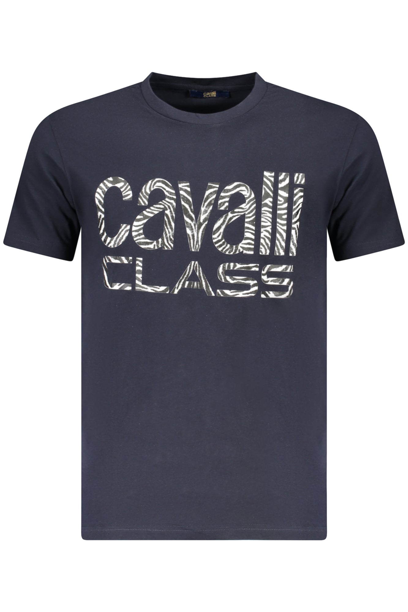 CAMISETA DE MANGA CORTA CAVALLI CLASS PARA HOMBRE AZUL 