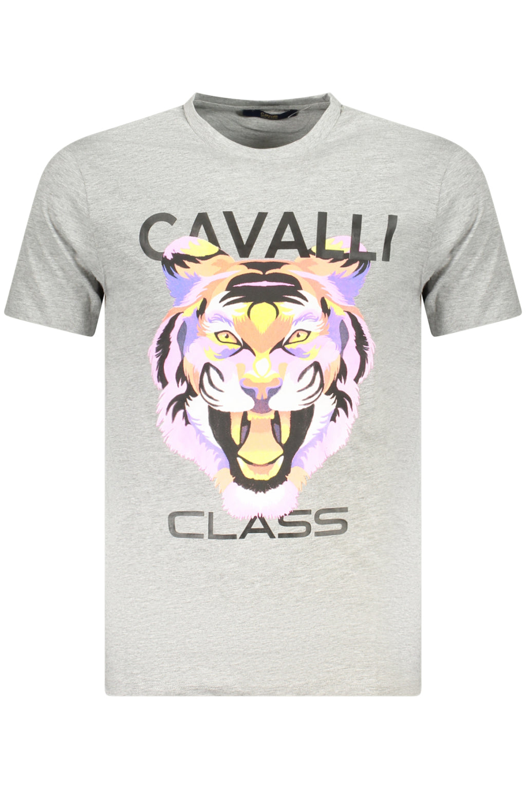 CAMISETA DE MANGA CORTA CAVALLI CLASS PARA HOMBRE GRIS 