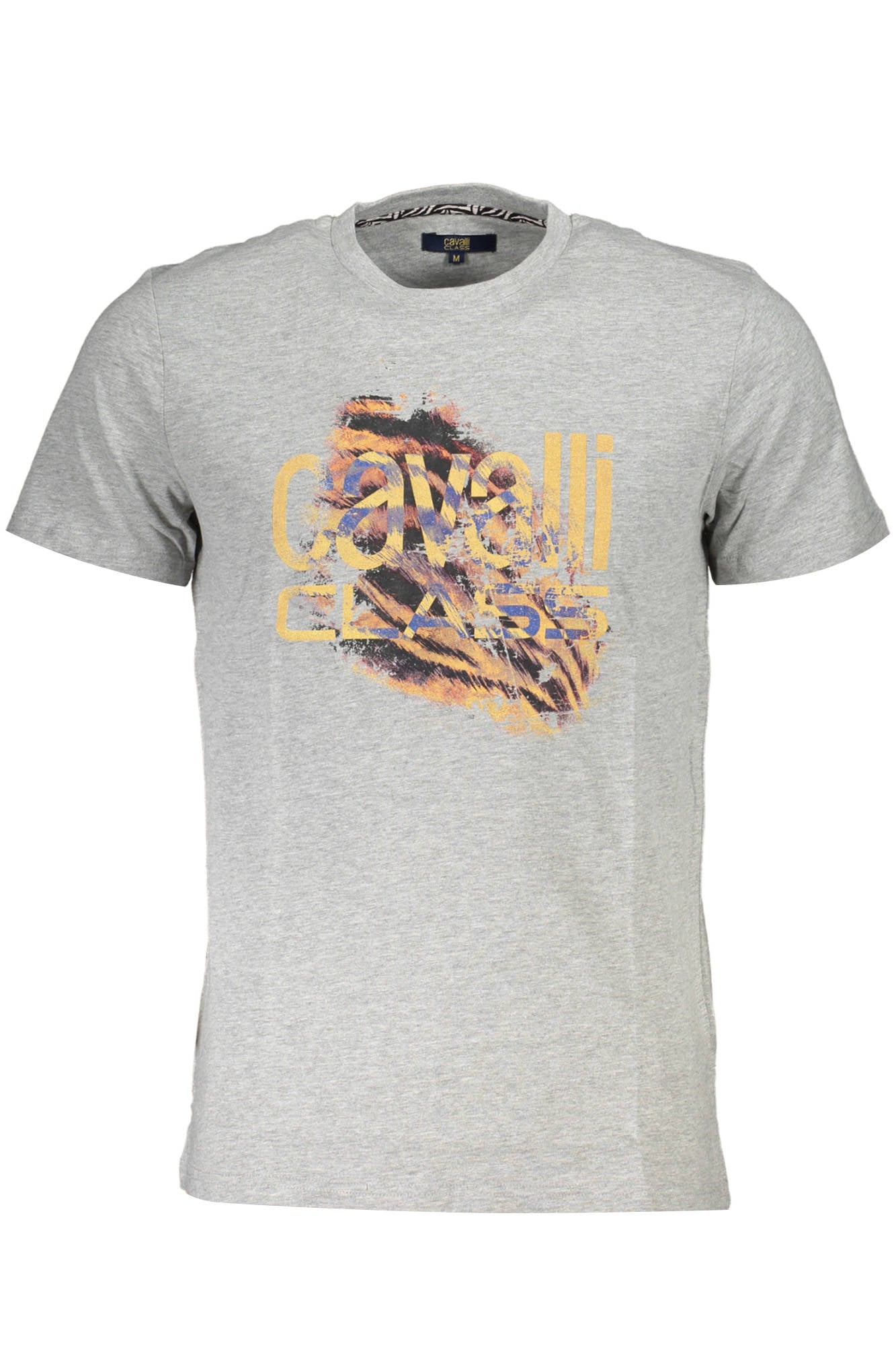 CAMISETA DE MANGA CORTA CAVALLI CLASS PARA HOMBRE GRIS 
