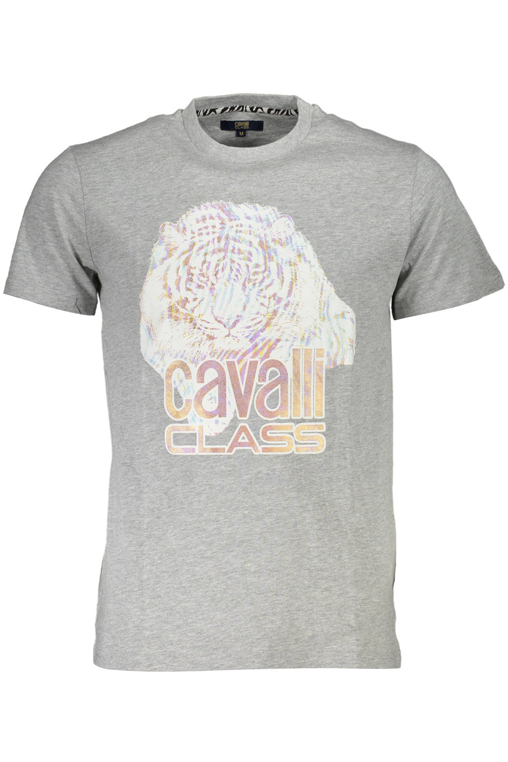 CAMISETA DE MANGA CORTA CAVALLI CLASS PARA HOMBRE GRIS 