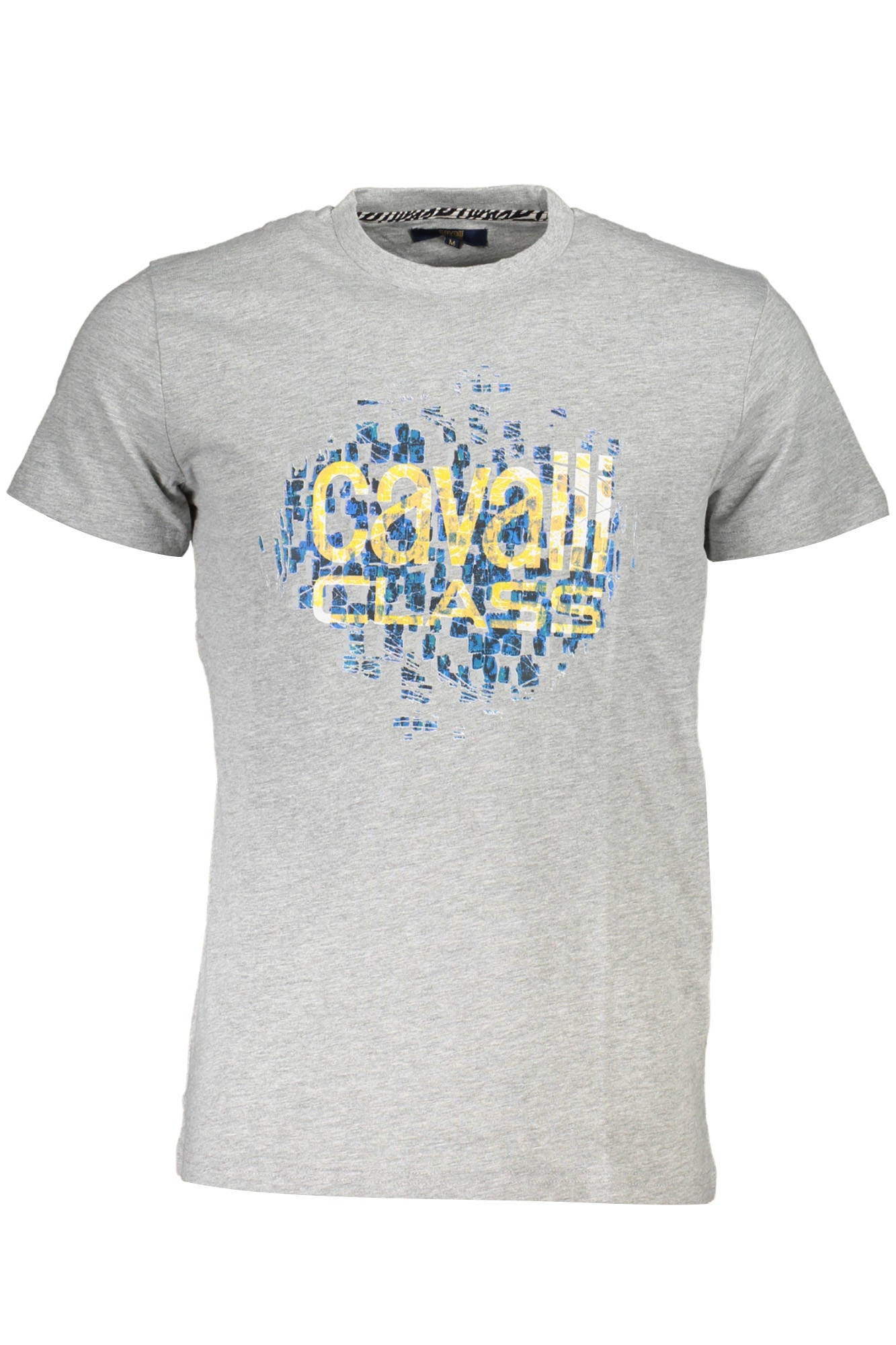 CAMISETA DE MANGA CORTA CAVALLI CLASS PARA HOMBRE GRIS 