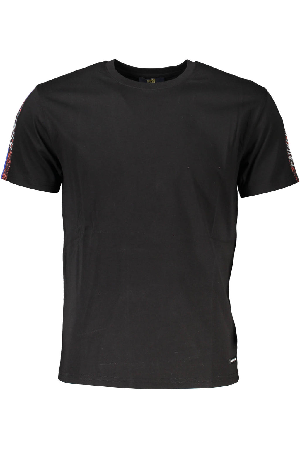 CAMISETA DE MANGA CORTA CAVALLI CLASS PARA HOMBRE NEGRA 