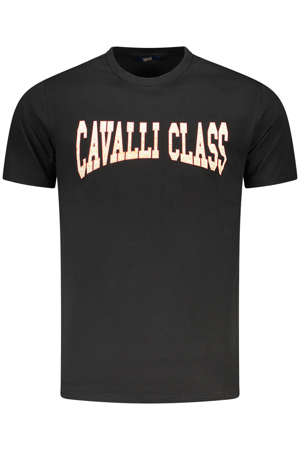 CAMISETA DE MANGA CORTA CAVALLI CLASS PARA HOMBRE NEGRA 