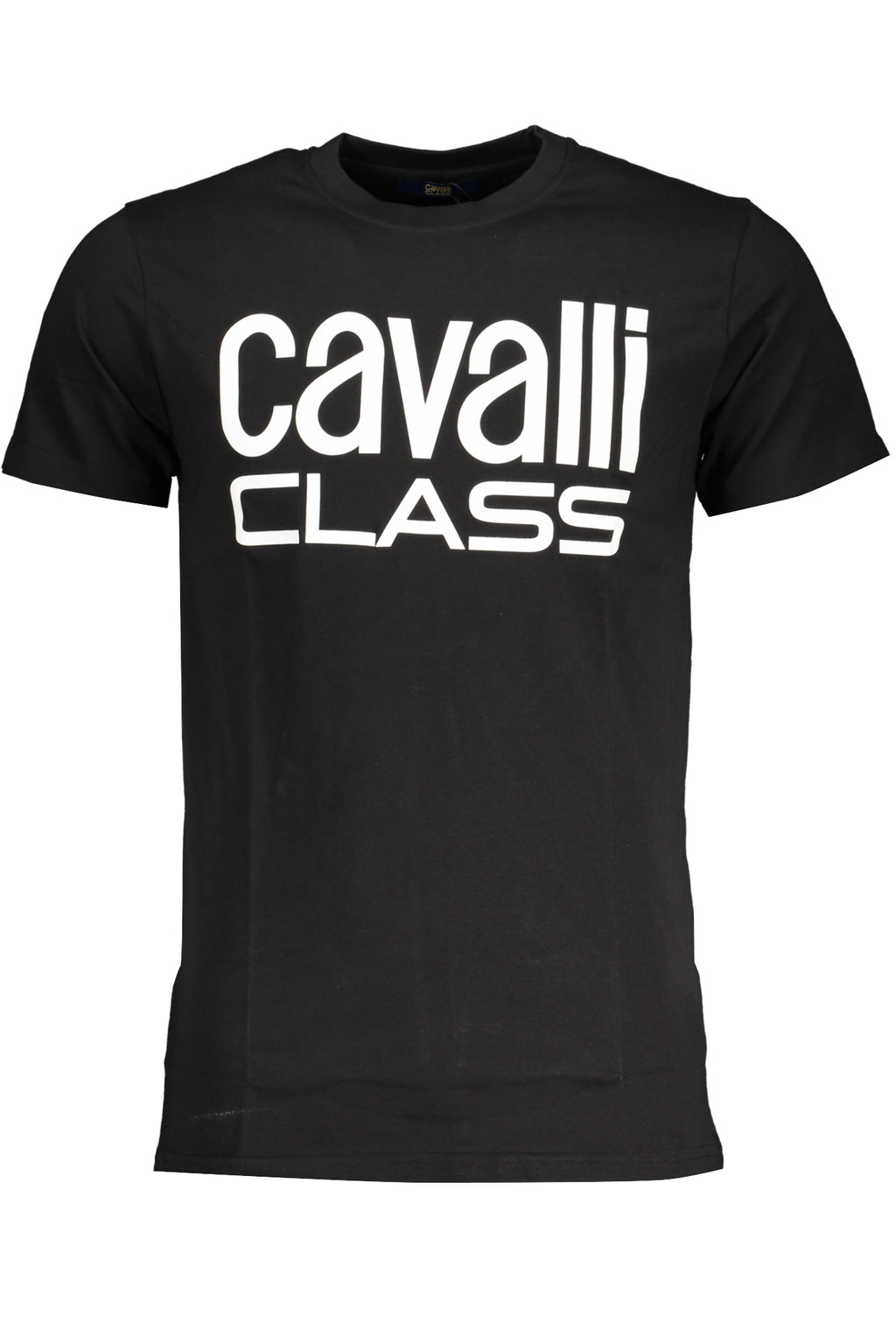 CAMISETA DE MANGA CORTA CAVALLI CLASS PARA HOMBRE NEGRA 
