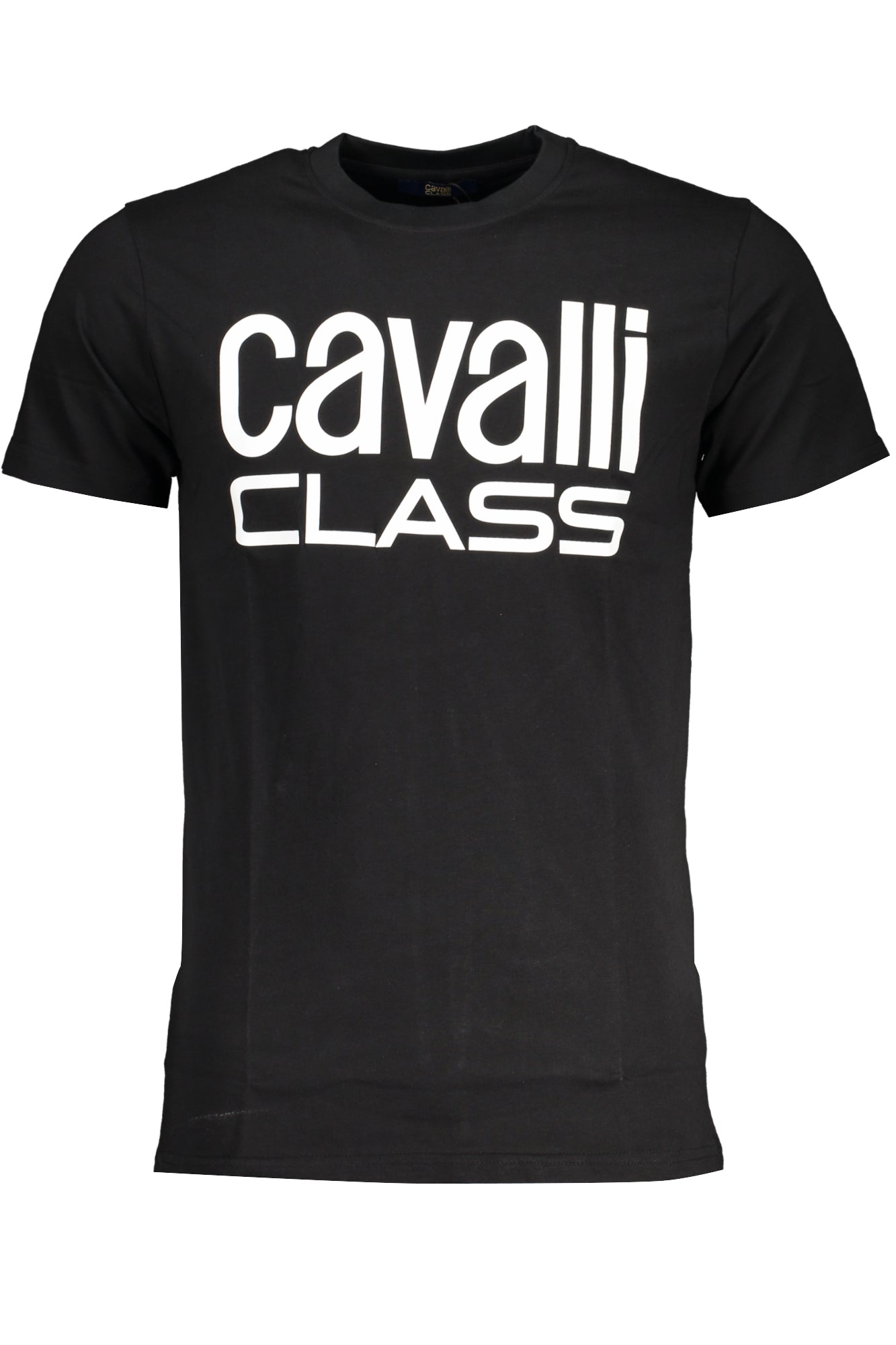 CAMISETA DE MANGA CORTA CAVALLI CLASS PARA HOMBRE NEGRA 