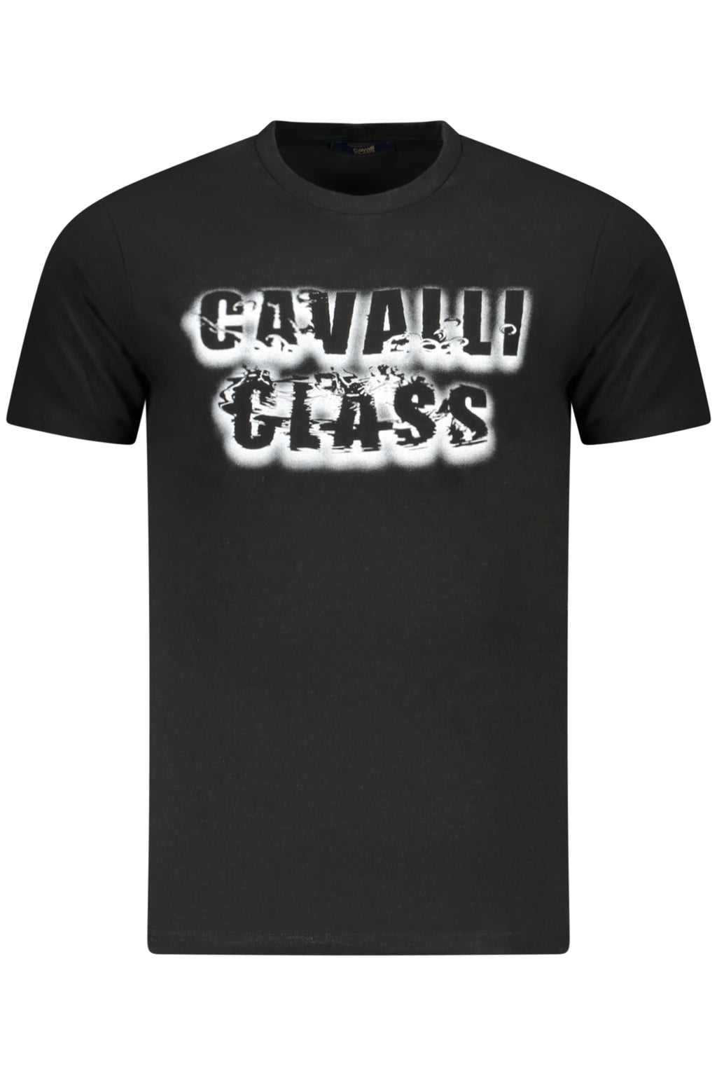 CAMISETA DE MANGA CORTA CAVALLI CLASS PARA HOMBRE NEGRA 