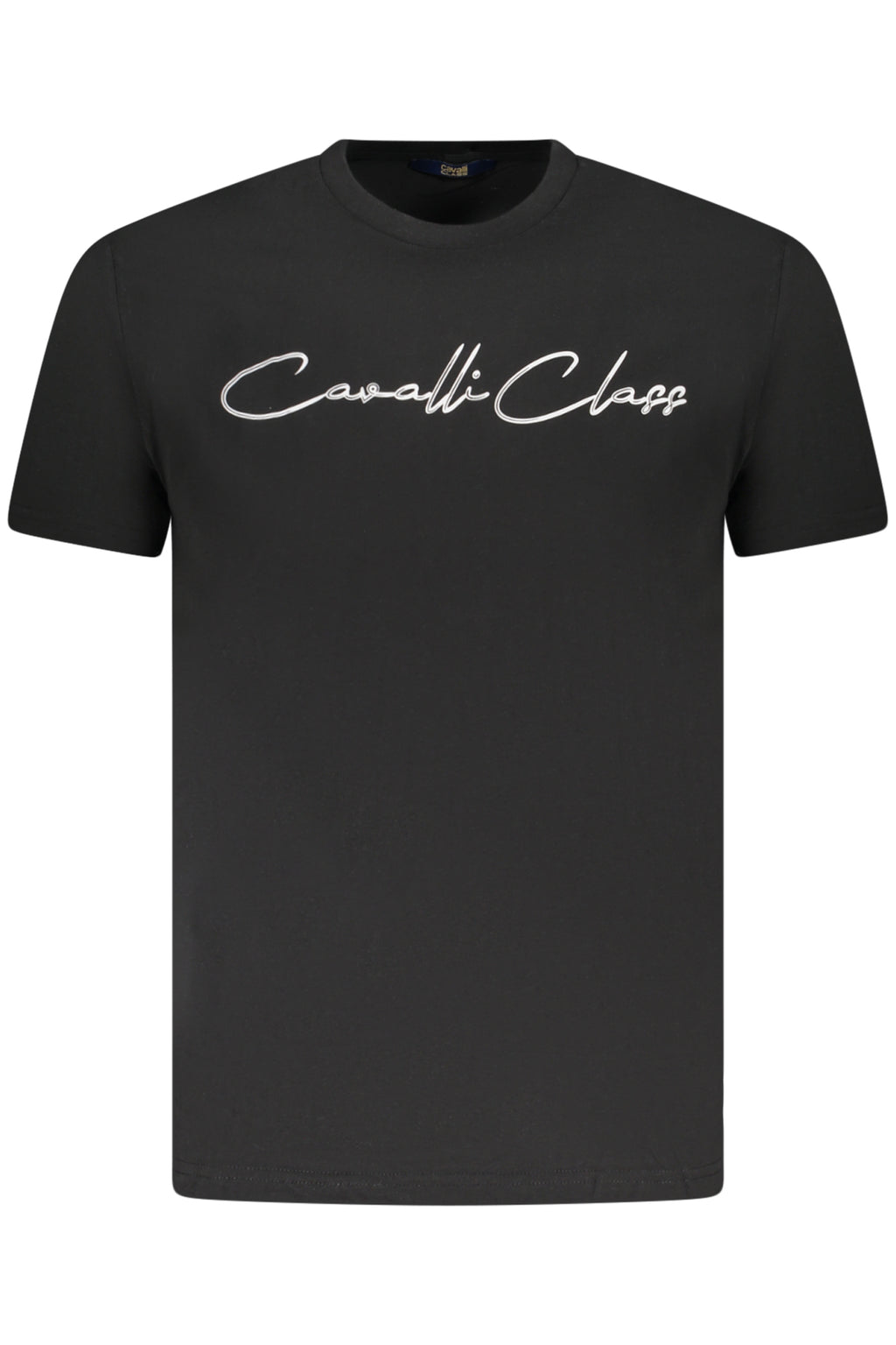 CAMISETA DE MANGA CORTA CAVALLI CLASS PARA HOMBRE NEGRA 