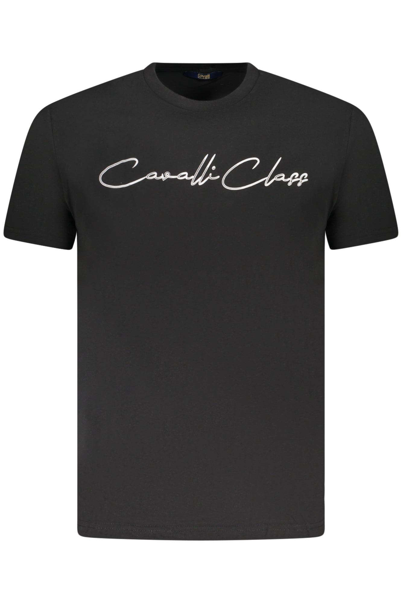 CAMISETA DE MANGA CORTA CAVALLI CLASS PARA HOMBRE NEGRA 