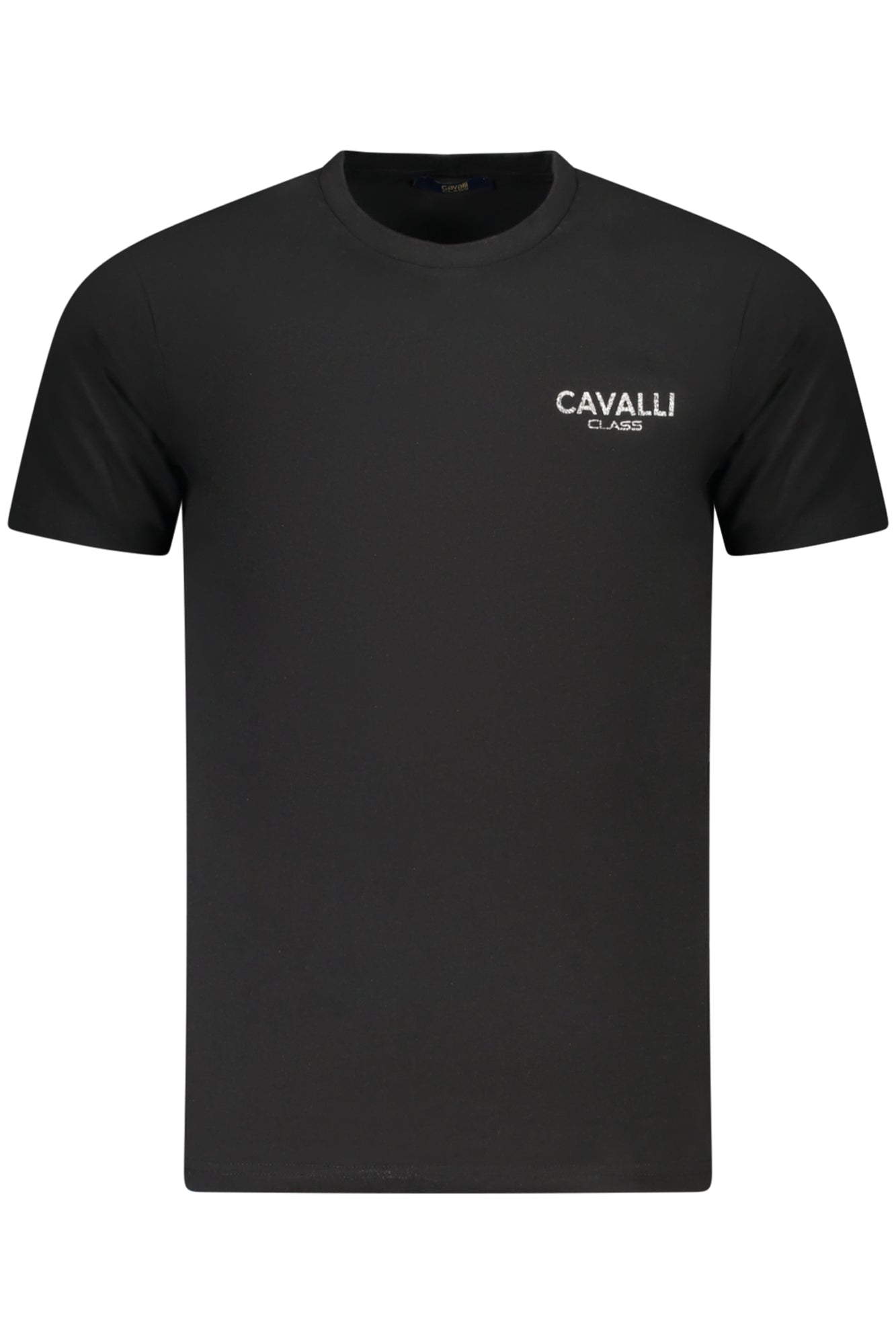 CAMISETA DE MANGA CORTA CAVALLI CLASS PARA HOMBRE NEGRA 