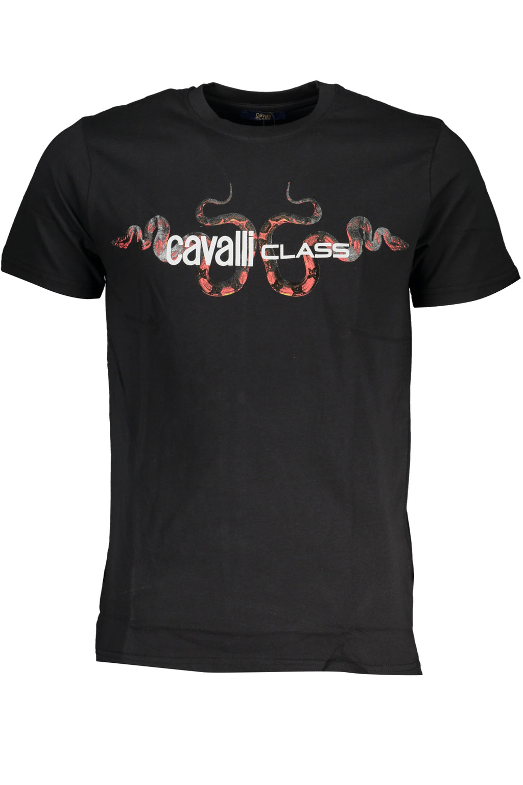 CAMISETA DE MANGA CORTA CAVALLI CLASS PARA HOMBRE NEGRA 