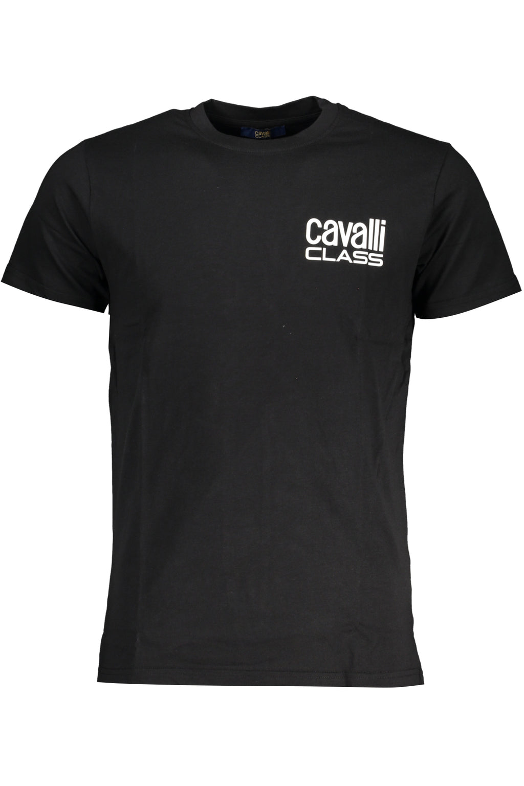 CAMISETA DE MANGA CORTA CAVALLI CLASS PARA HOMBRE NEGRA 