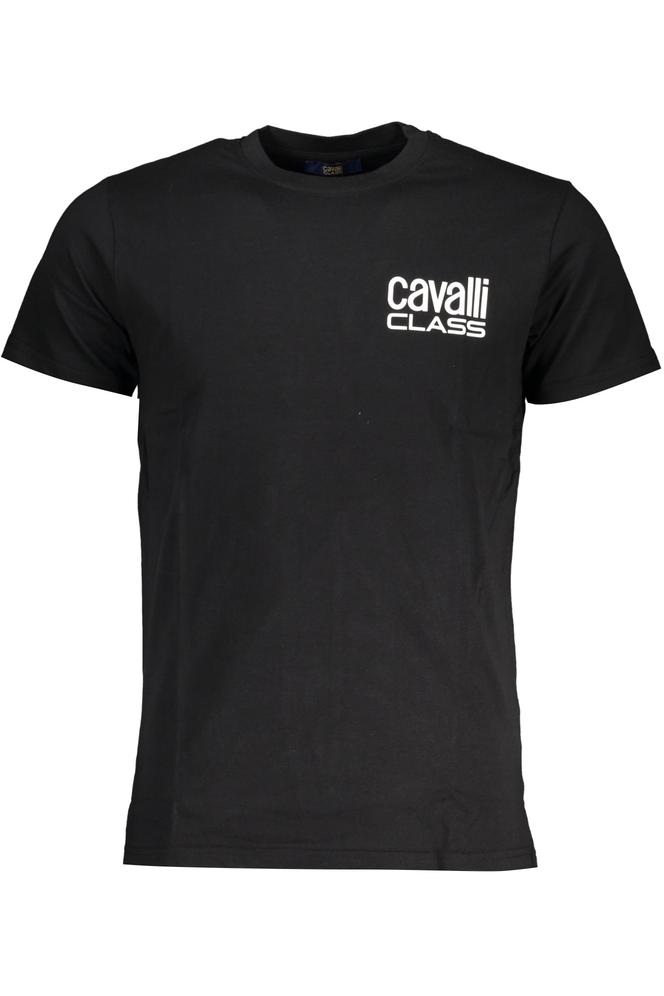 CAMISETA DE MANGA CORTA CAVALLI CLASS PARA HOMBRE NEGRA 