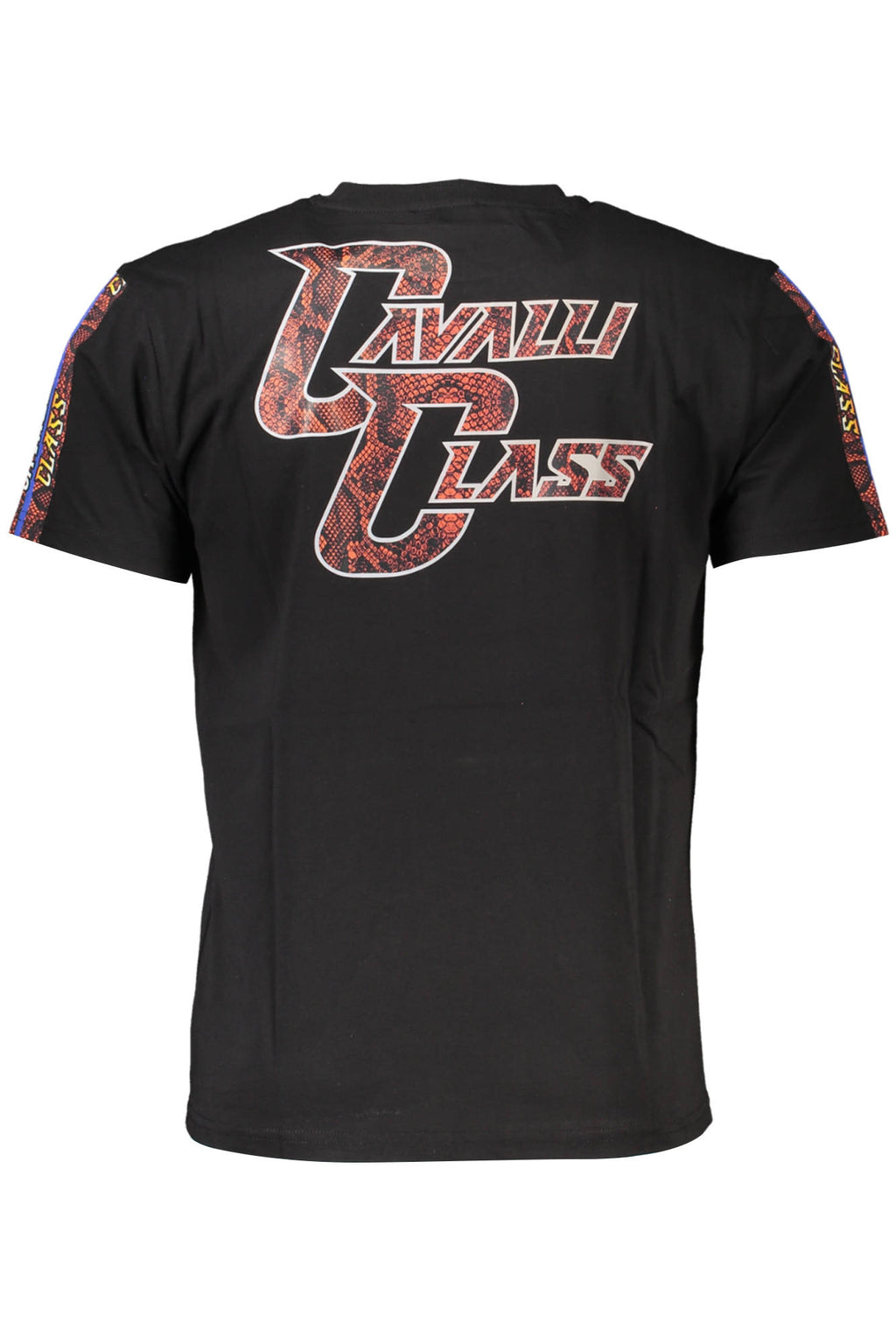 CAMISETA DE MANGA CORTA CAVALLI CLASS PARA HOMBRE NEGRA 