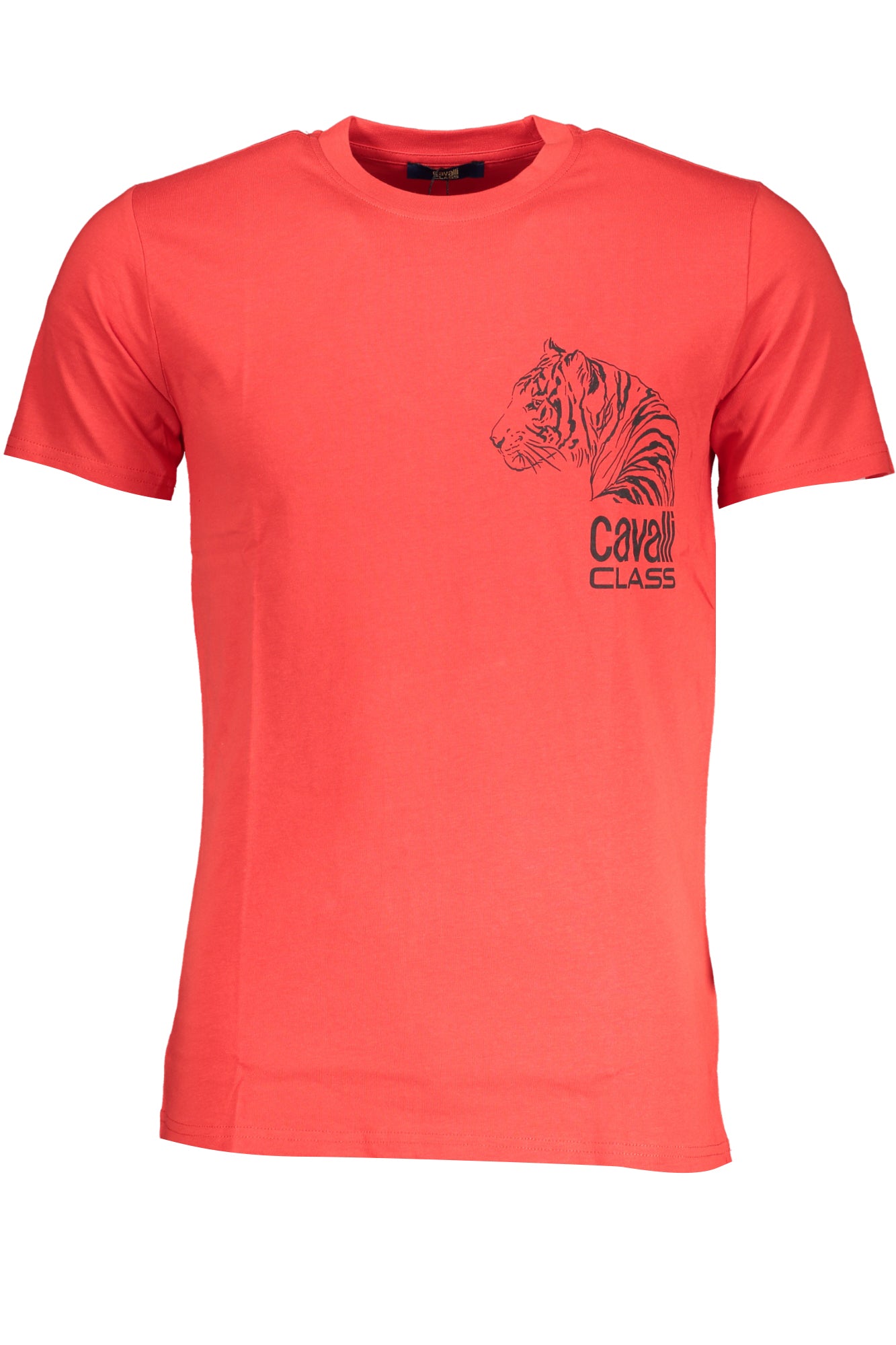 CAMISETA DE MANGA CORTA PARA HOMBRE CAVALLI CLASS, ROJA 