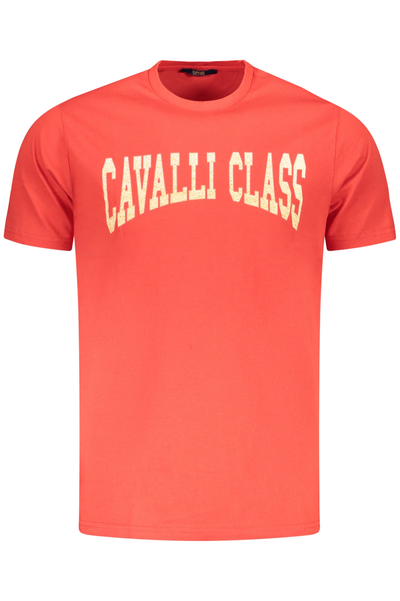 CAMISETA DE MANGA CORTA PARA HOMBRE CAVALLI CLASS, ROJA 