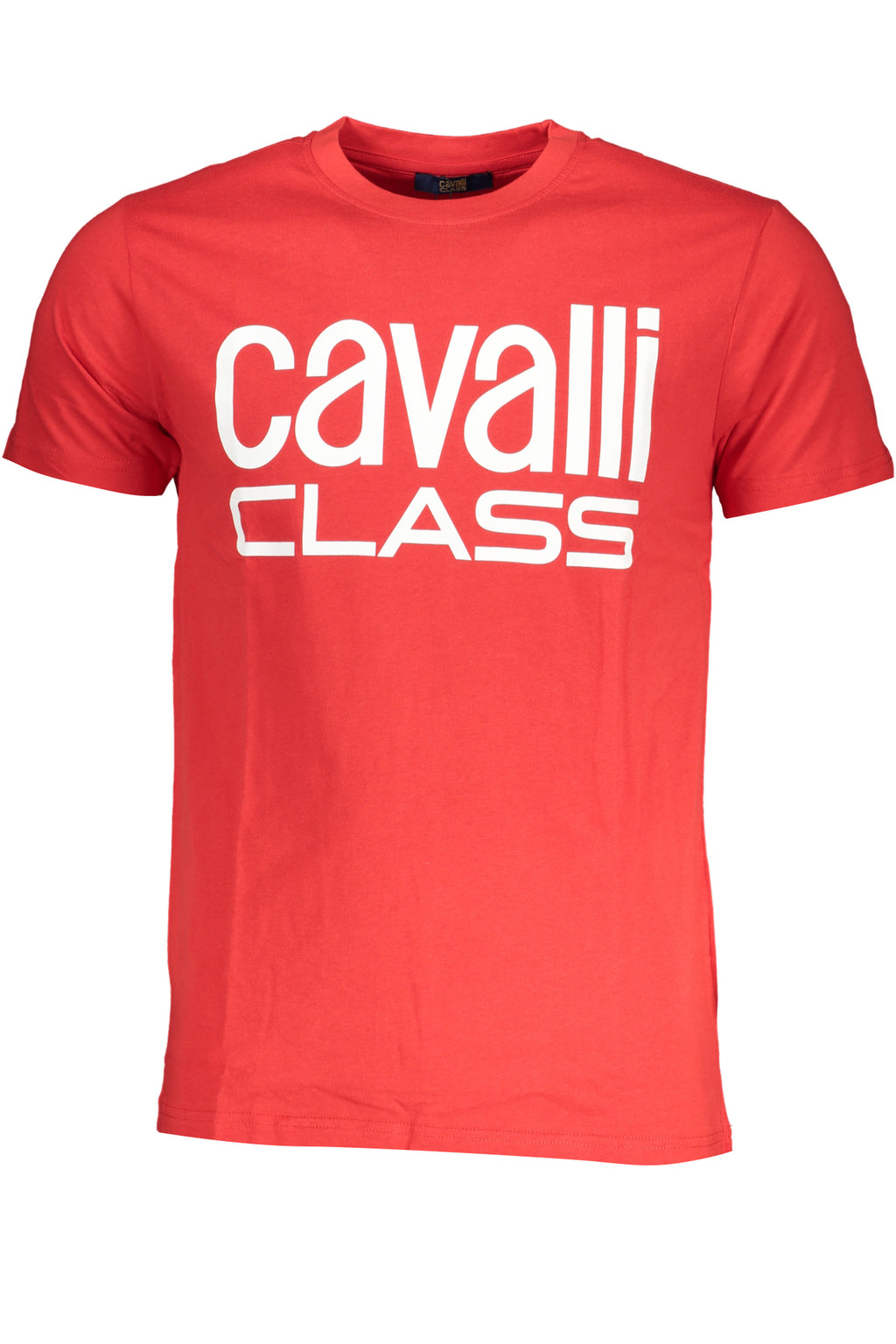 CAMISETA DE MANGA CORTA PARA HOMBRE CAVALLI CLASS, ROJA 