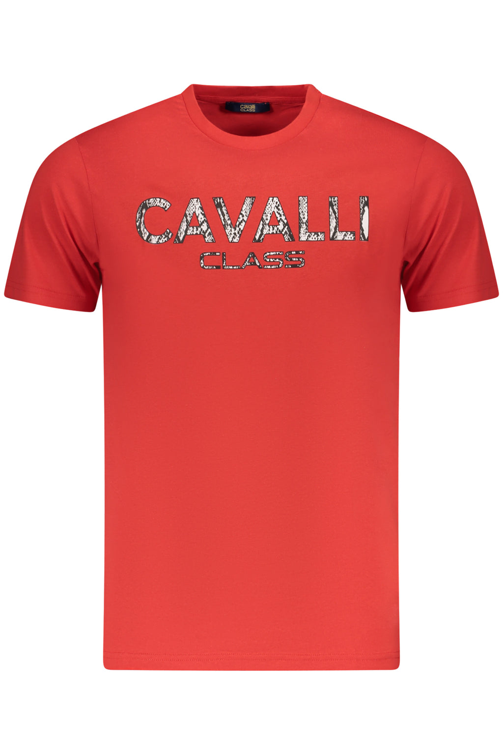 CAMISETA DE MANGA CORTA PARA HOMBRE CAVALLI CLASS, ROJA 