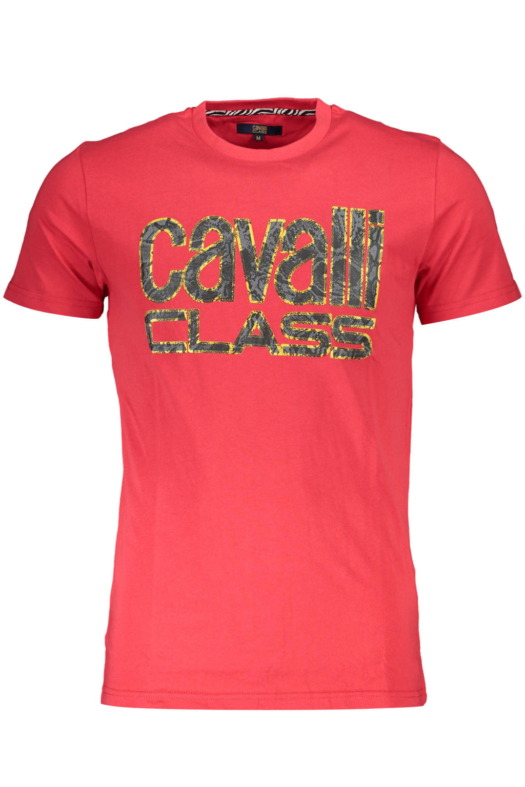CAMISETA DE MANGA CORTA PARA HOMBRE CAVALLI CLASS, ROJA 