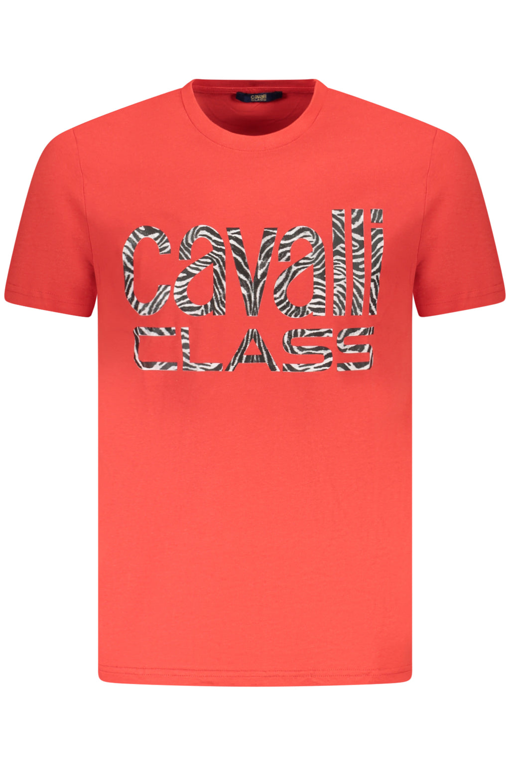 CAMISETA DE MANGA CORTA PARA HOMBRE CAVALLI CLASS, ROJA 