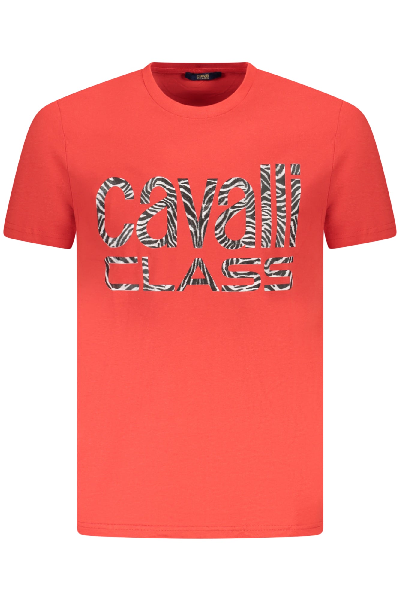 CAMISETA DE MANGA CORTA PARA HOMBRE CAVALLI CLASS, ROJA 