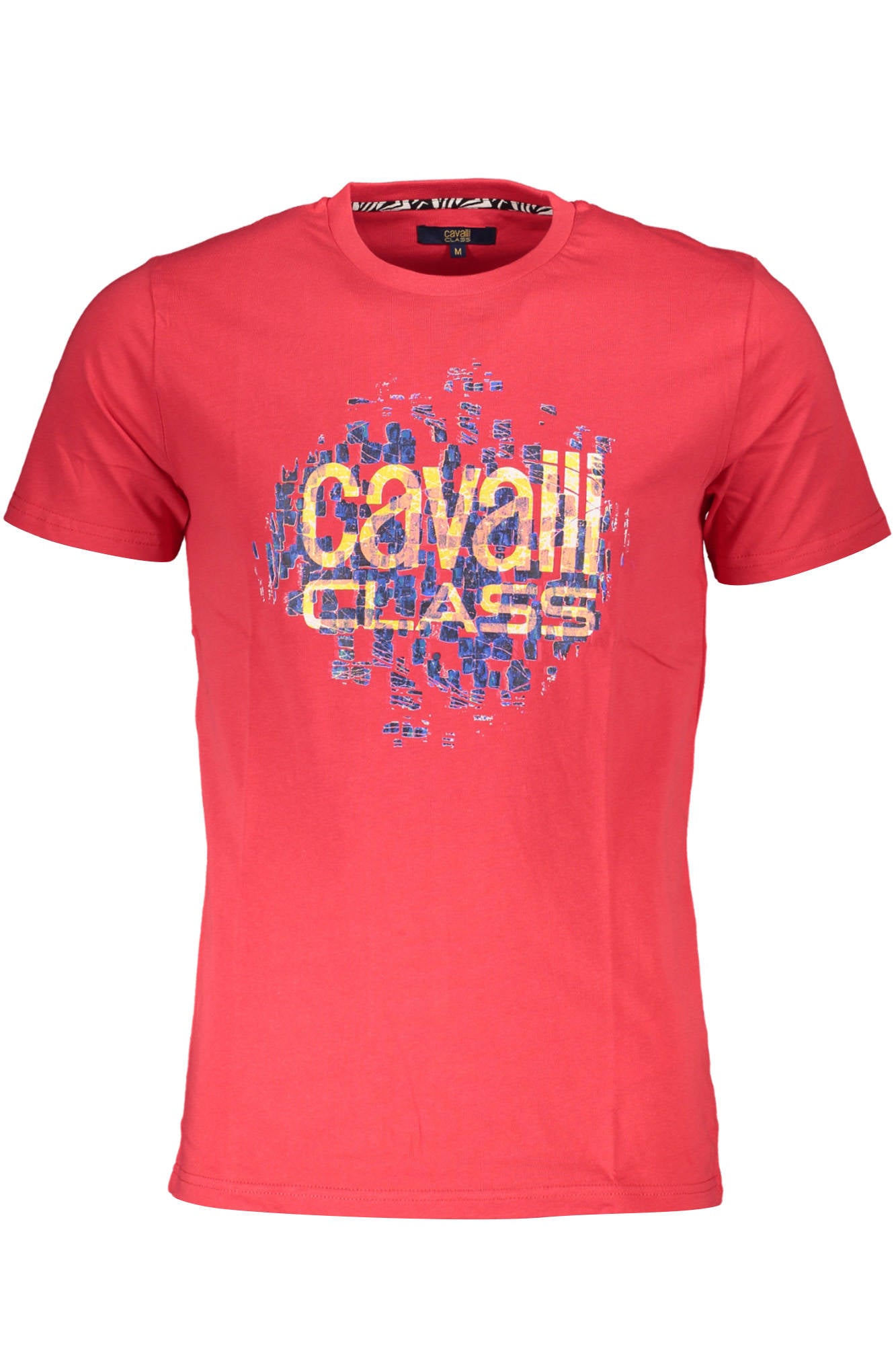 CAMISETA DE MANGA CORTA PARA HOMBRE CAVALLI CLASS, ROJA 