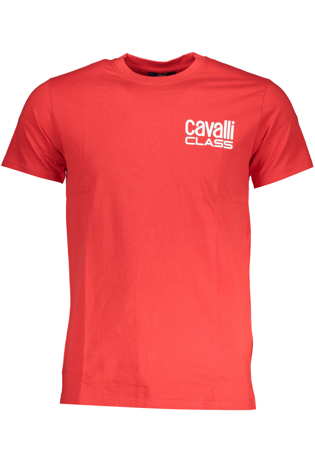 CAMISETA DE MANGA CORTA PARA HOMBRE CAVALLI CLASS, ROJA 